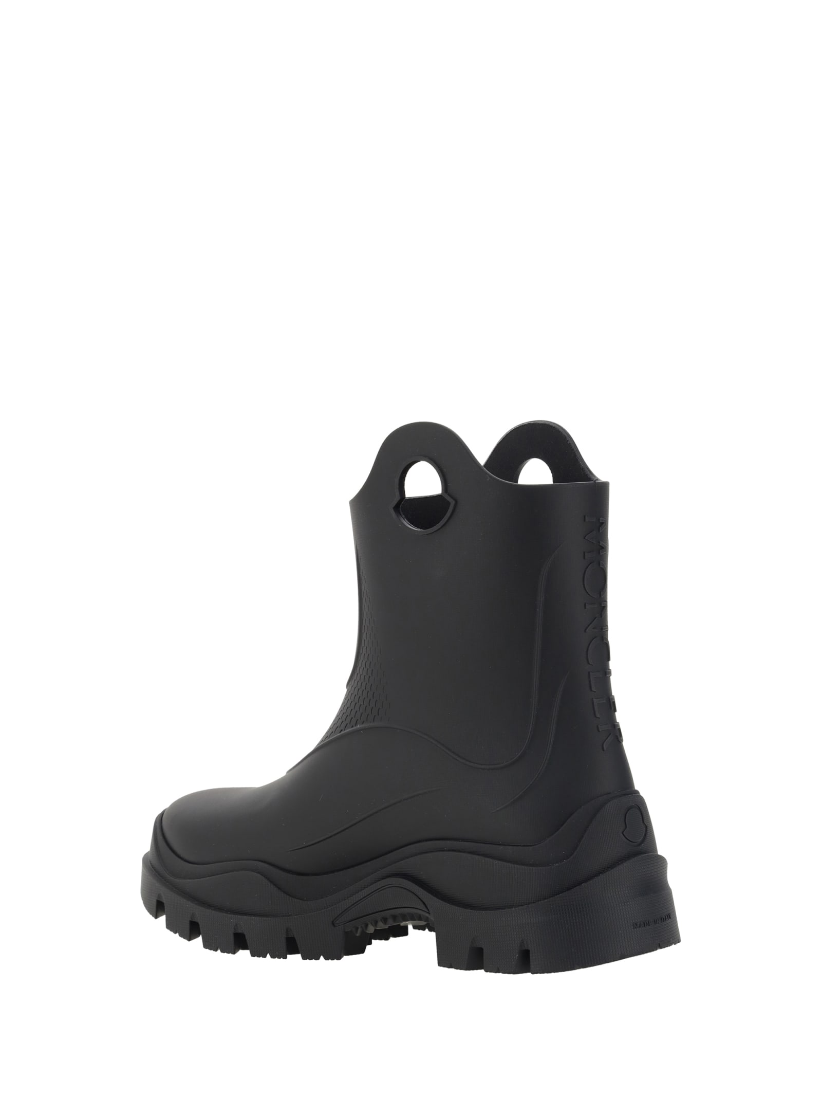 Shop Moncler Misty Rain Ankle Boots In Black