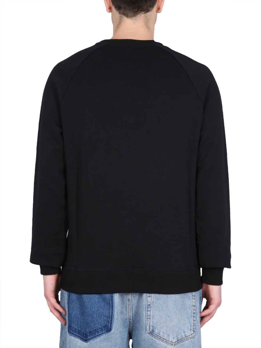 Shop Balmain Sweatshirt With Logo In Black