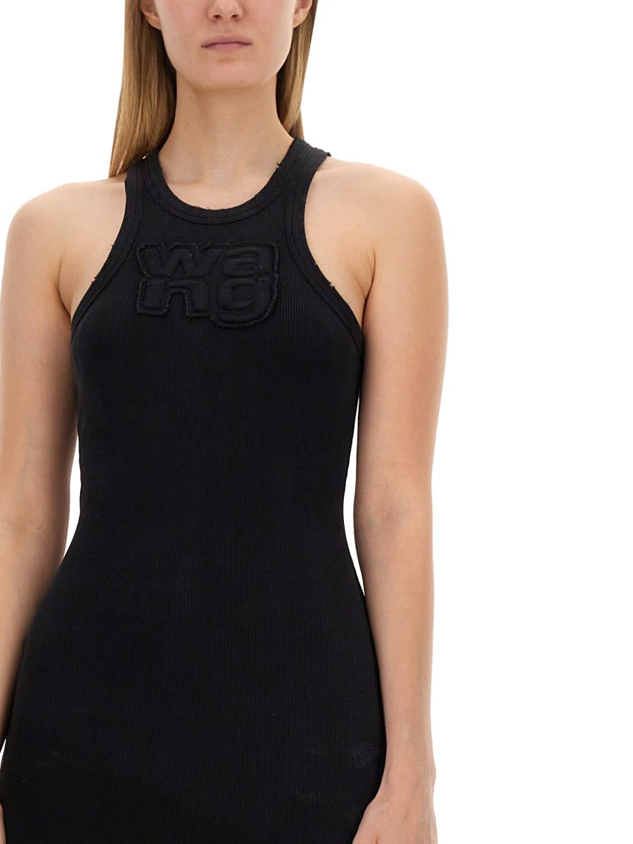 Shop Alexander Wang T Mini Dress In Black