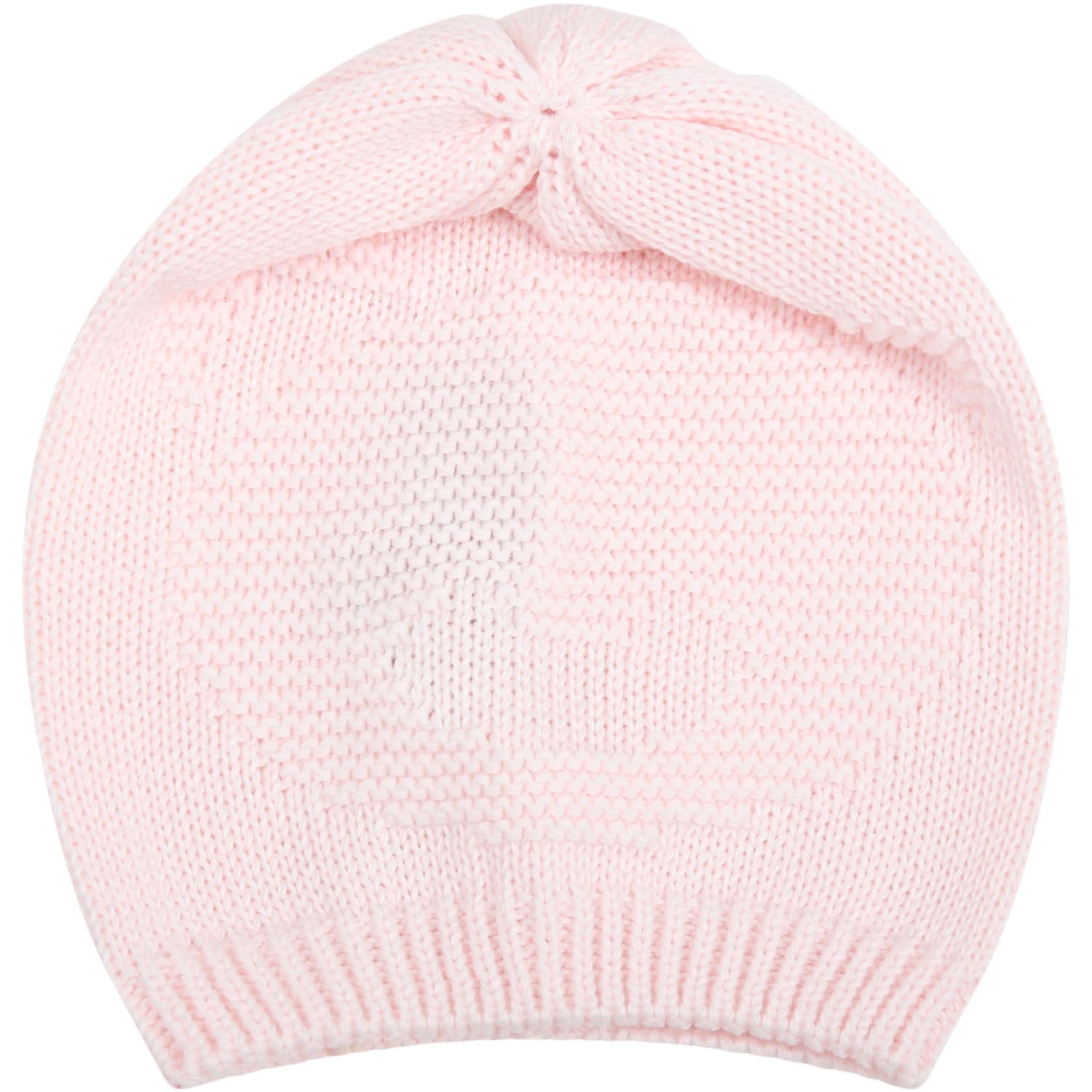 Little Bear Pink Hat For Babygirl