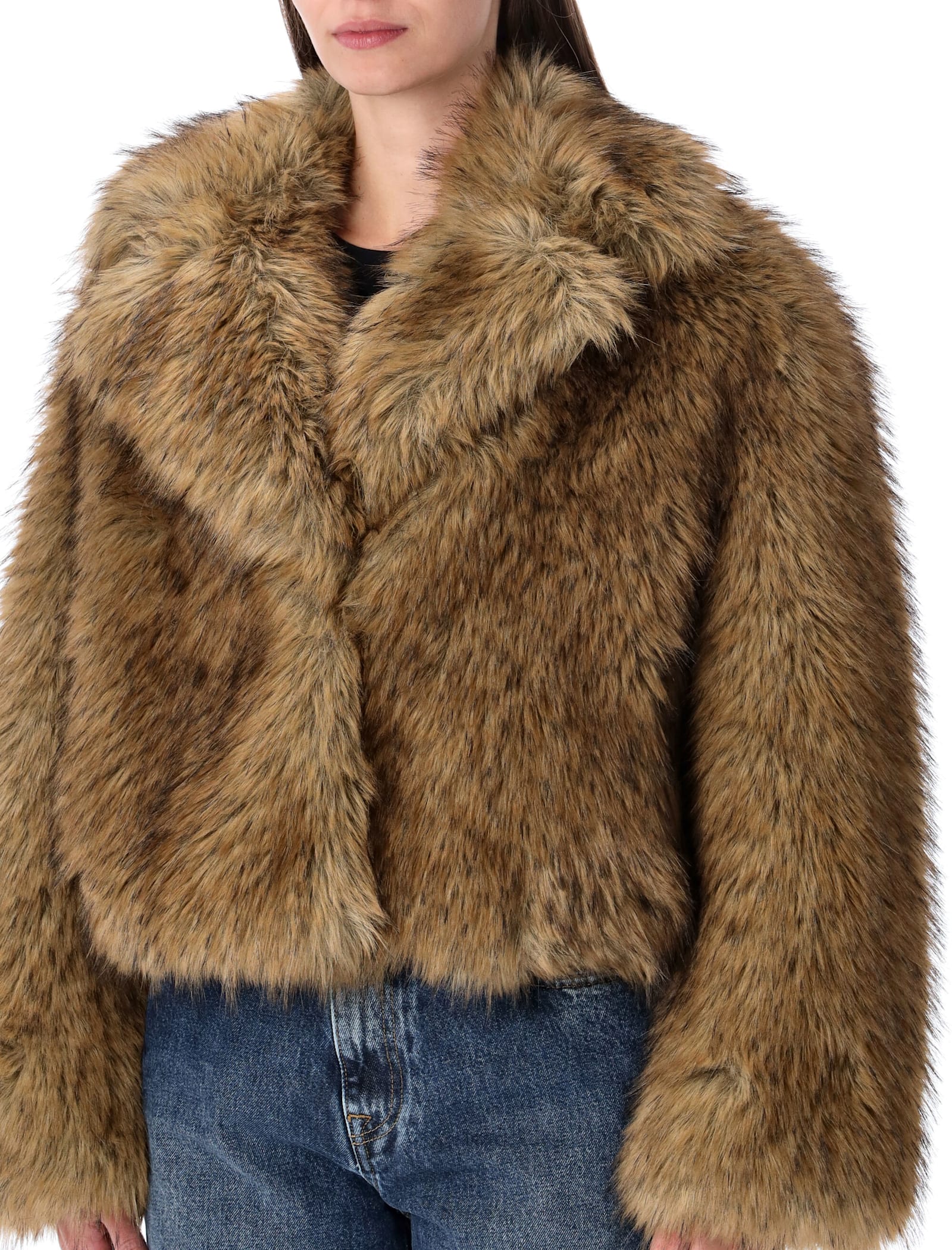 Stand Studio Samara Natural Jacket In Brown