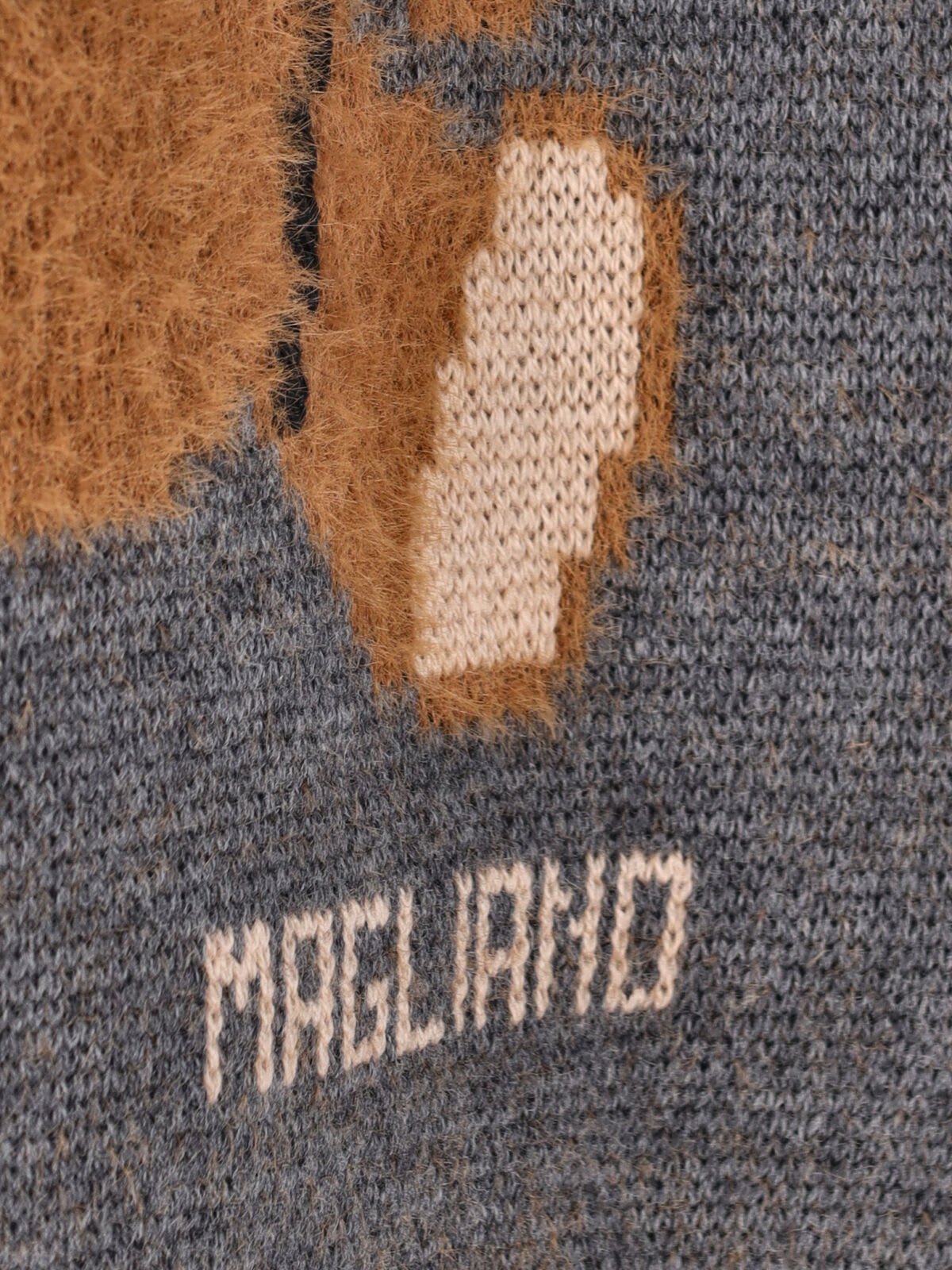 Magliano Teddy Bear Vest In Gray