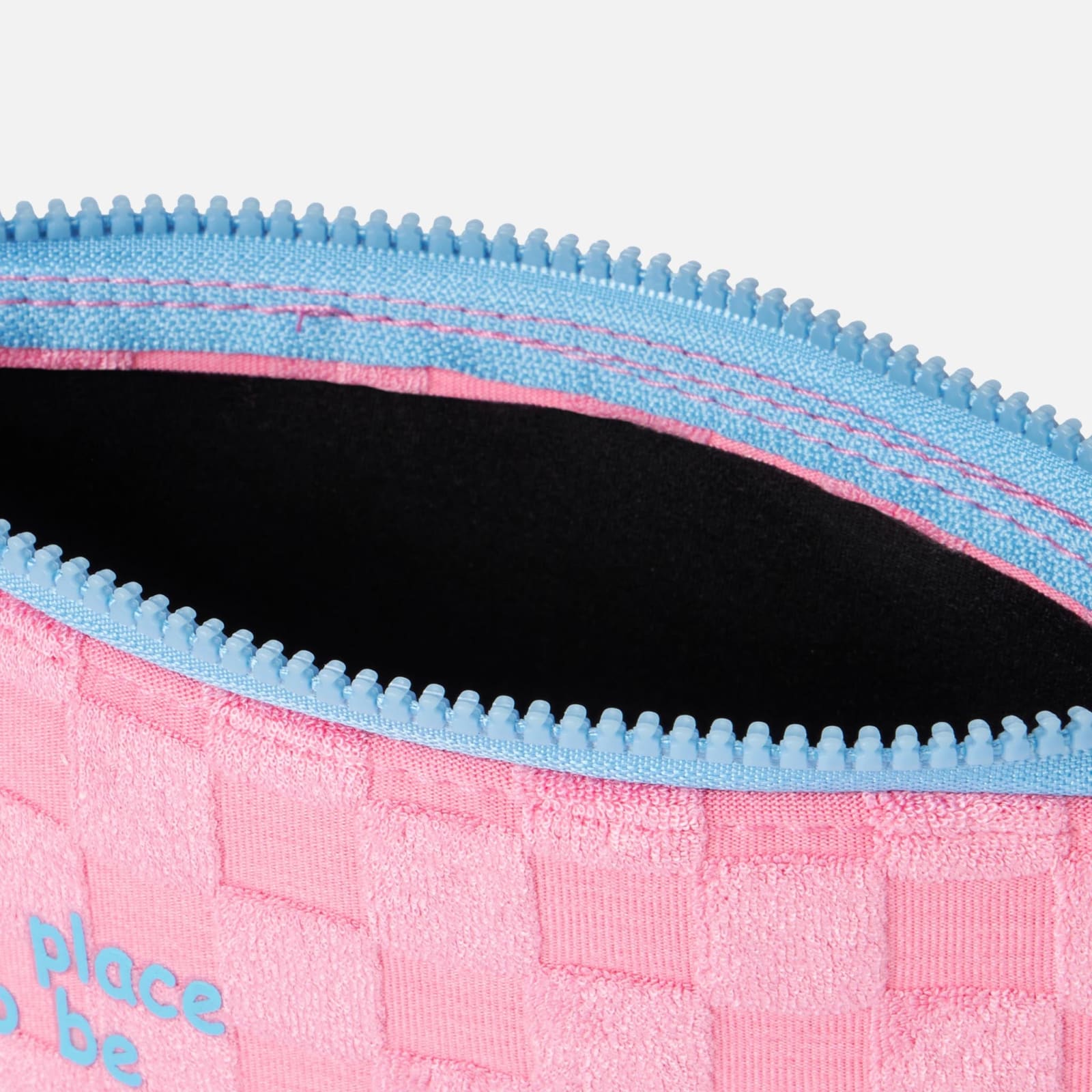 Mc2 Saint Barth Aline Pink Terry Pochette With Check In Pink