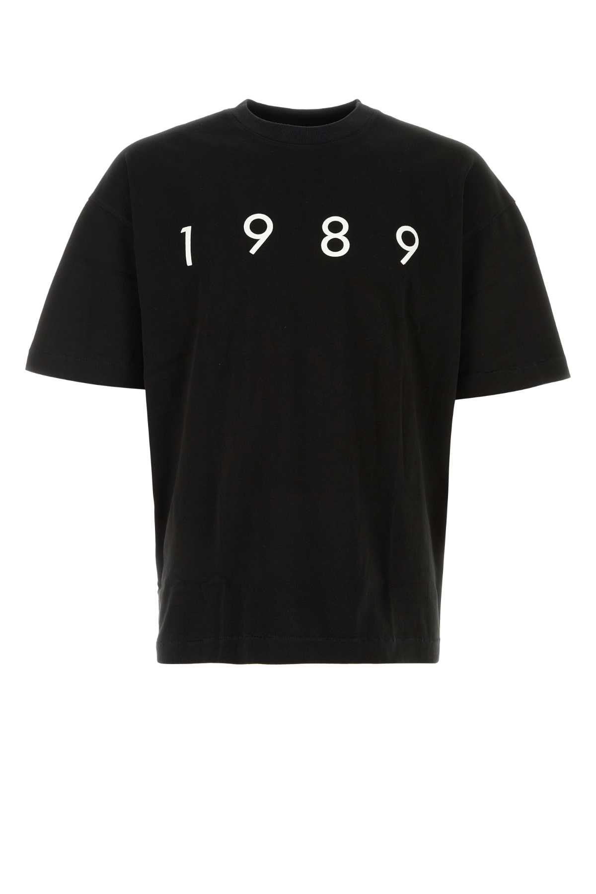 Black Cotton Oversize T-shirt