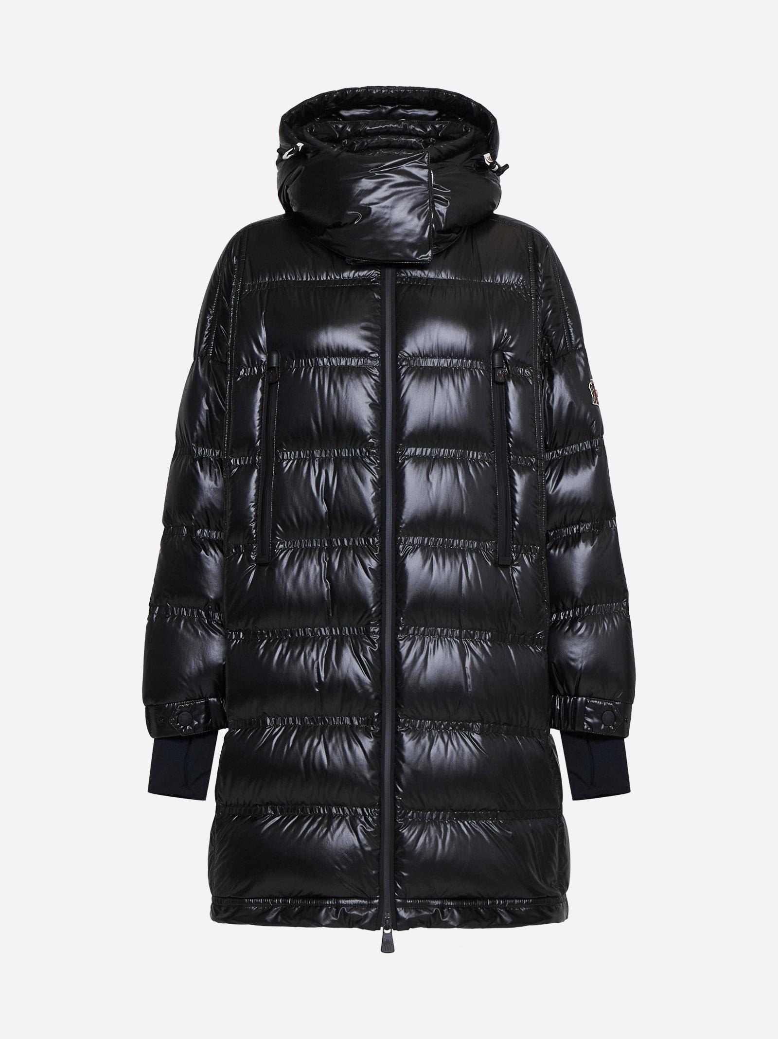 Rochelairs Quilted Nylon Down Long Parka