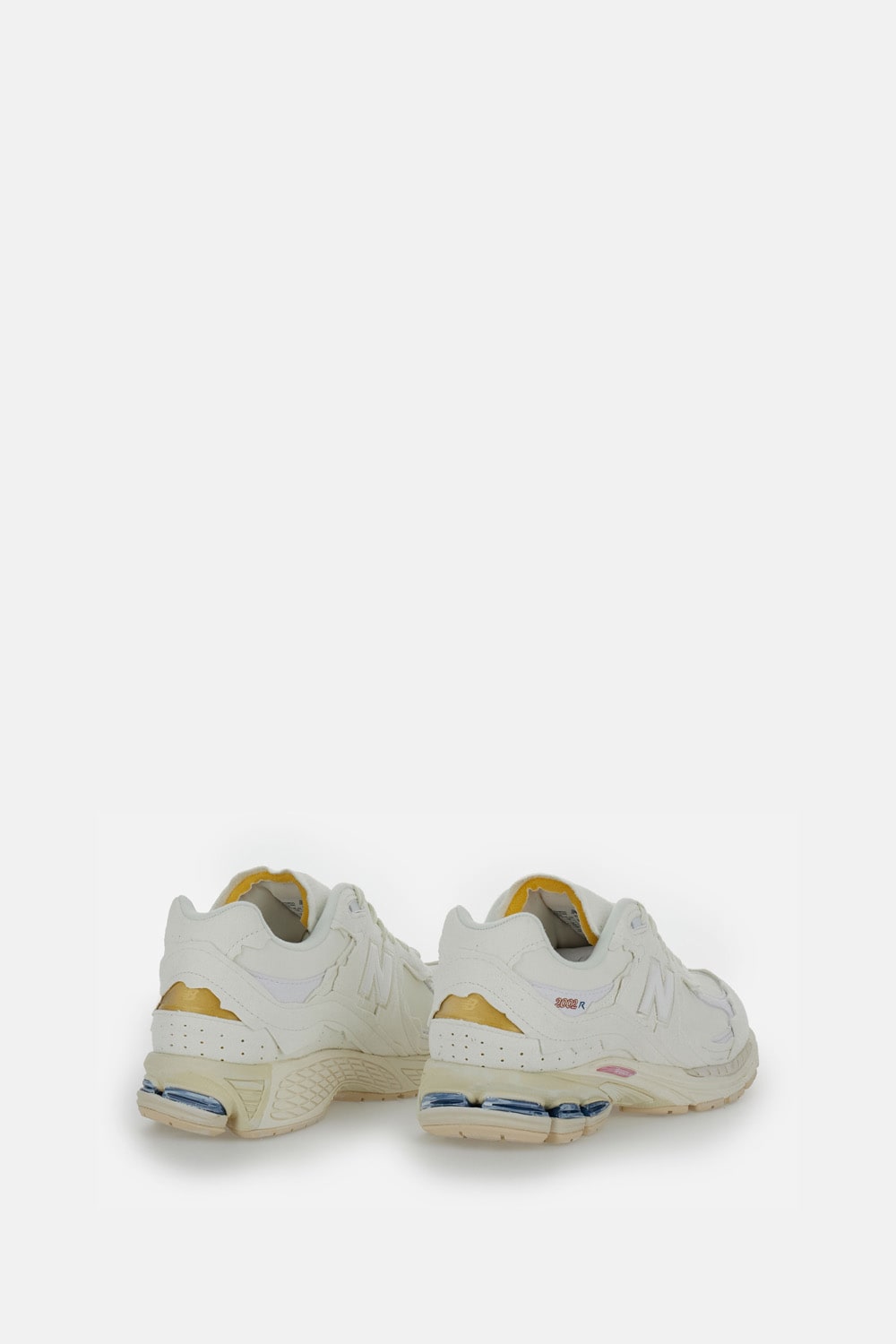 New Balance Mens Sea Salt 2002r Protection Pack Woven Trainers In White