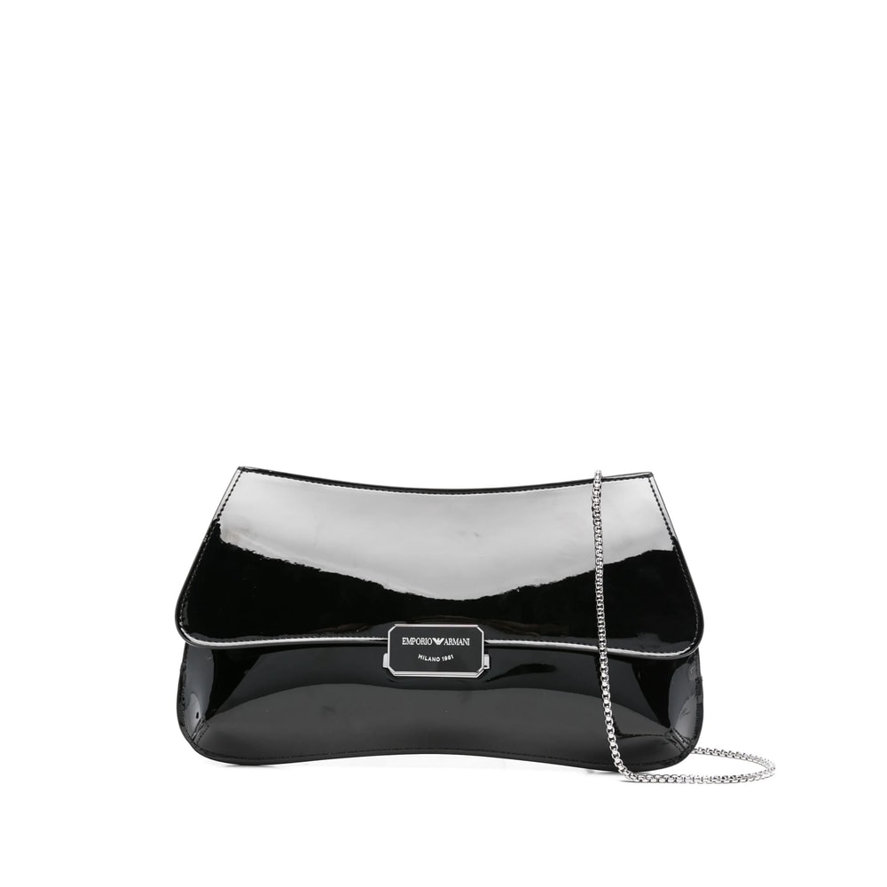 Emporio Armani Black Shoulder Bags In Black