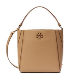 Tory Burch Small Mcgraw Bucket Bag In Brown