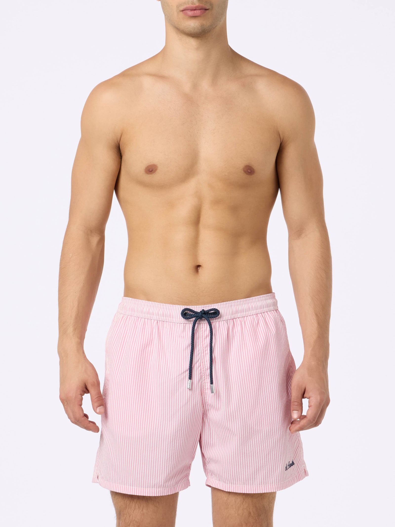 Mc2 Saint Barth Swim Shorts In Pink