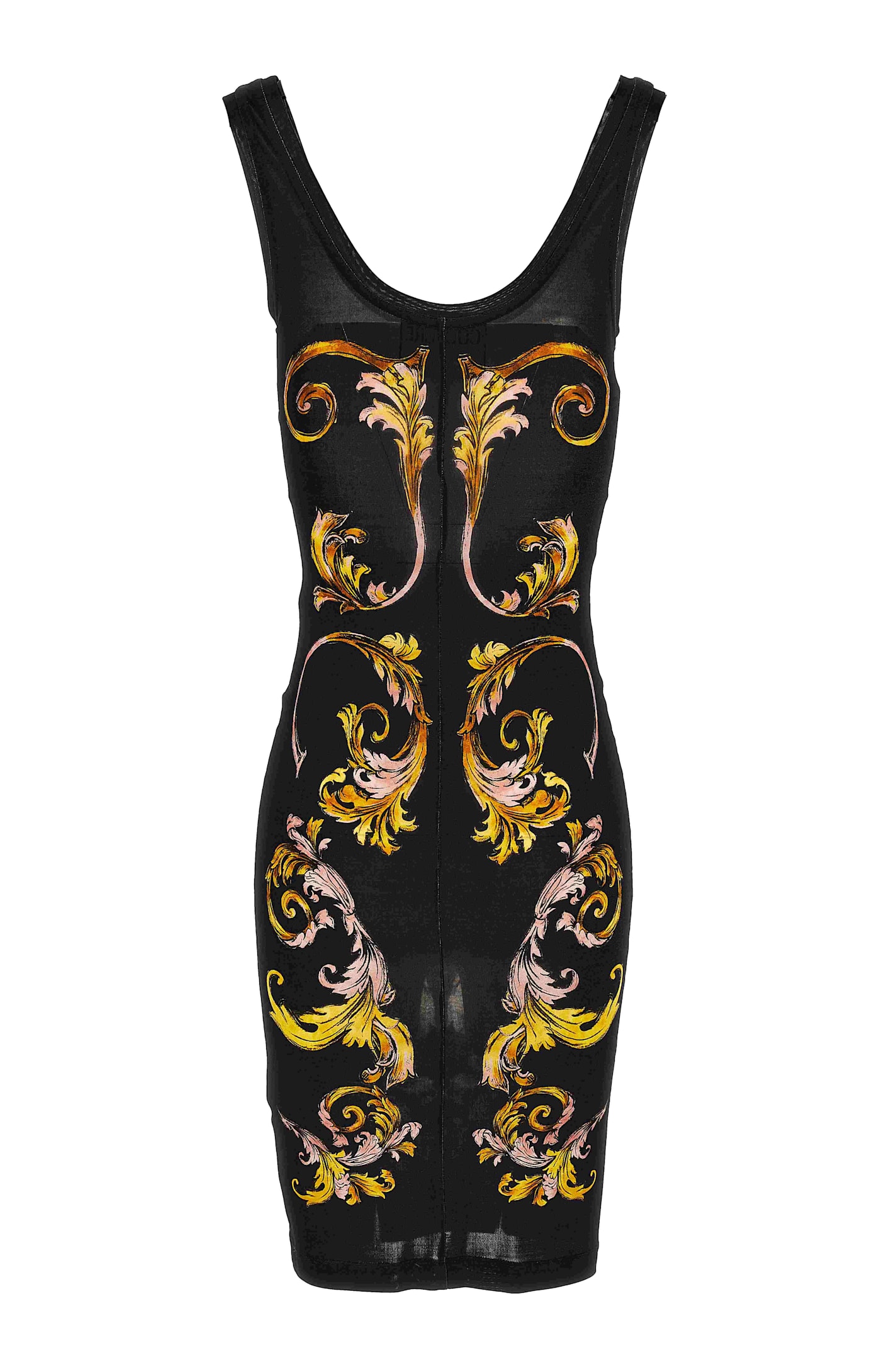 Versace Jeans Couture Dress In Black