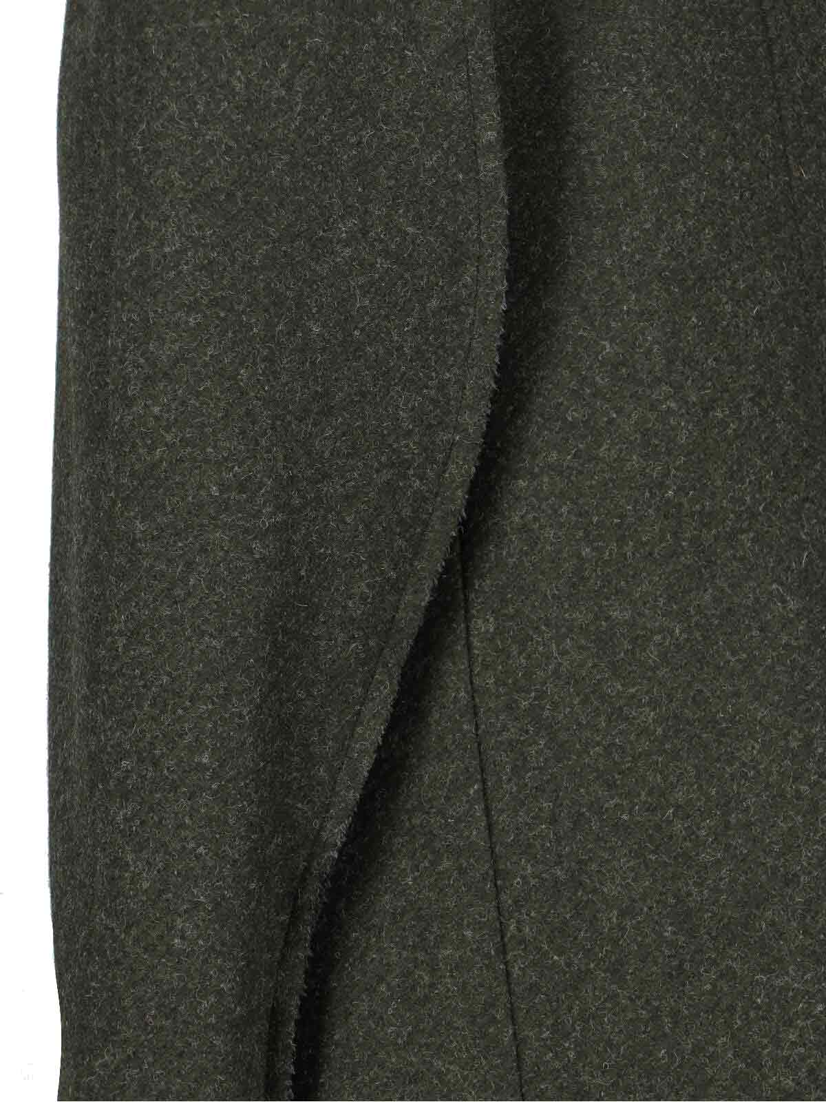 Victoria Beckham Long Length Jacket Flap Pockets In Gray