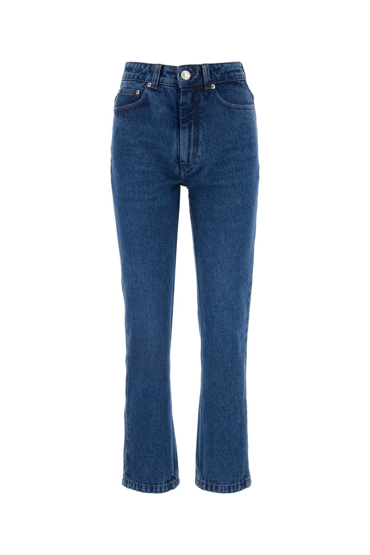 Shop Ami Alexandre Mattiussi Denim Jeans In Blue