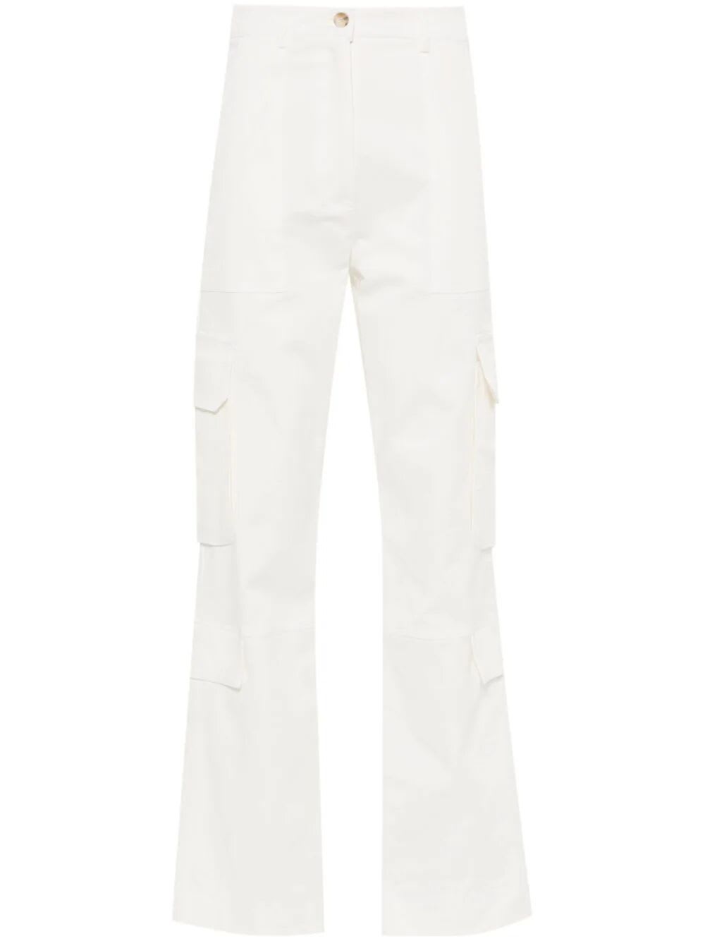 Shop Drhope Cargo Pants In White
