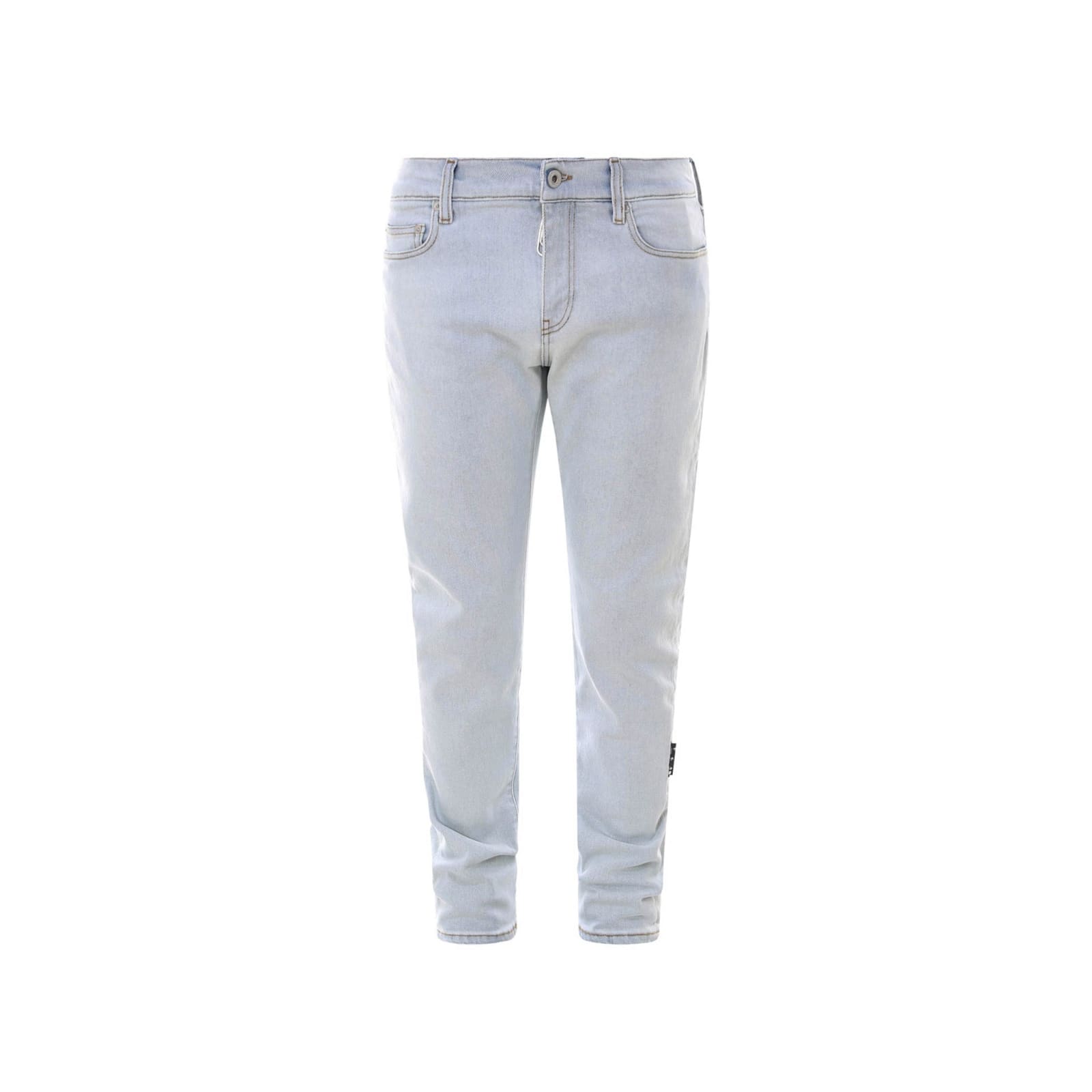Shop Off-white Skinny Jeans In Blue