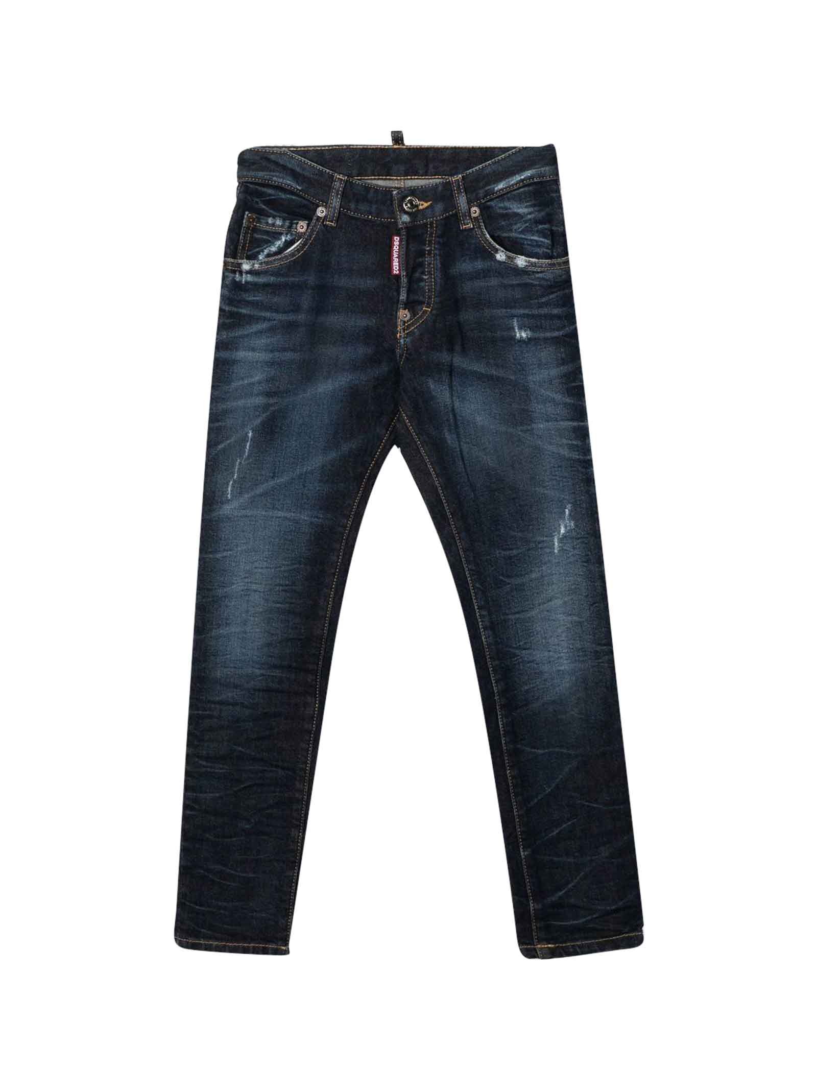 Dsquared2 Boy Medium-waist Slim Jeans