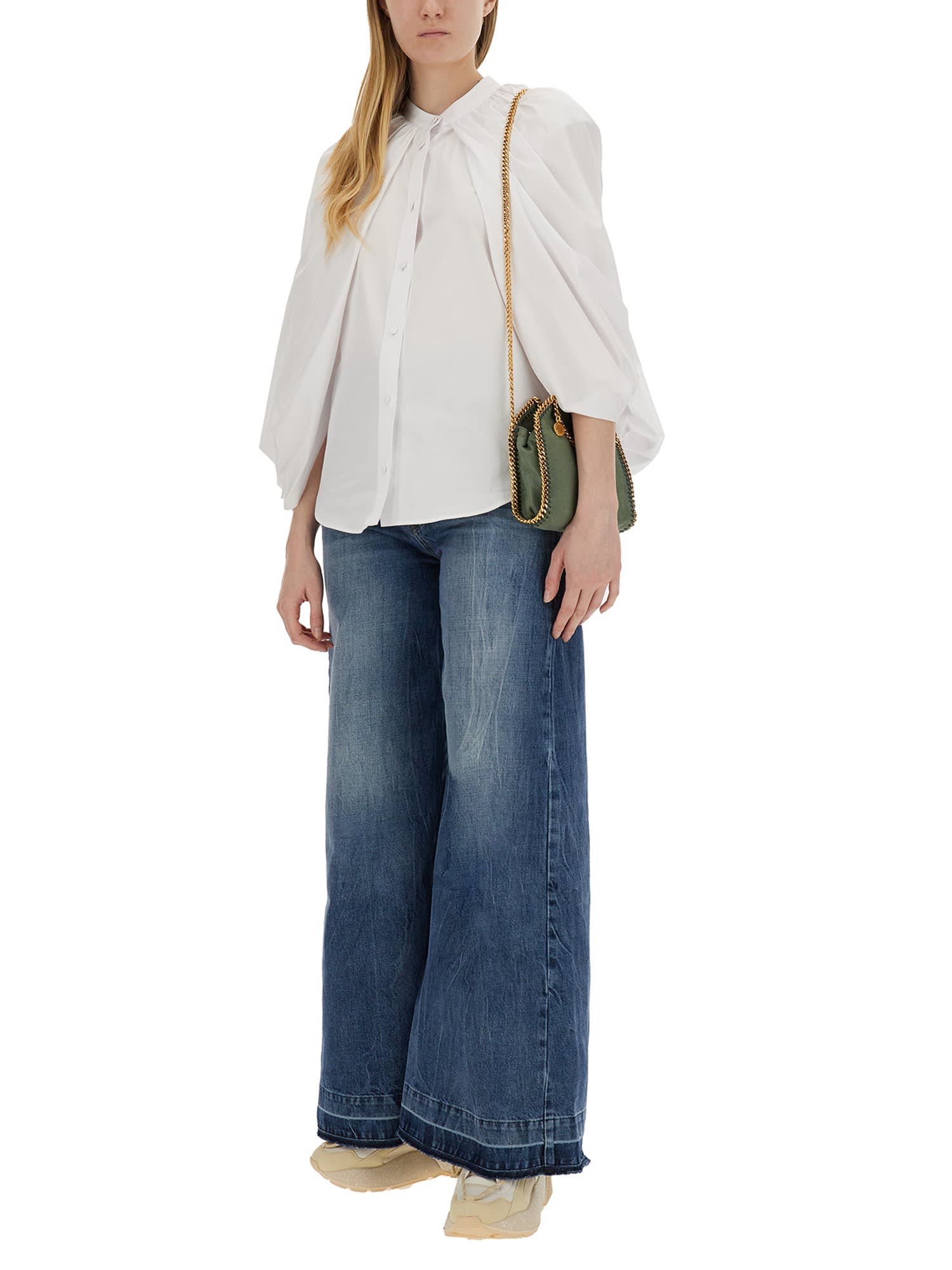 Stella Mccartney Jeans In Blue Denim In Mid Blue Vintage