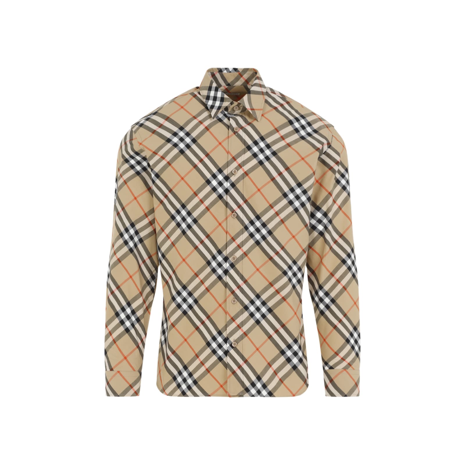 Shop Burberry Shirt In Sand