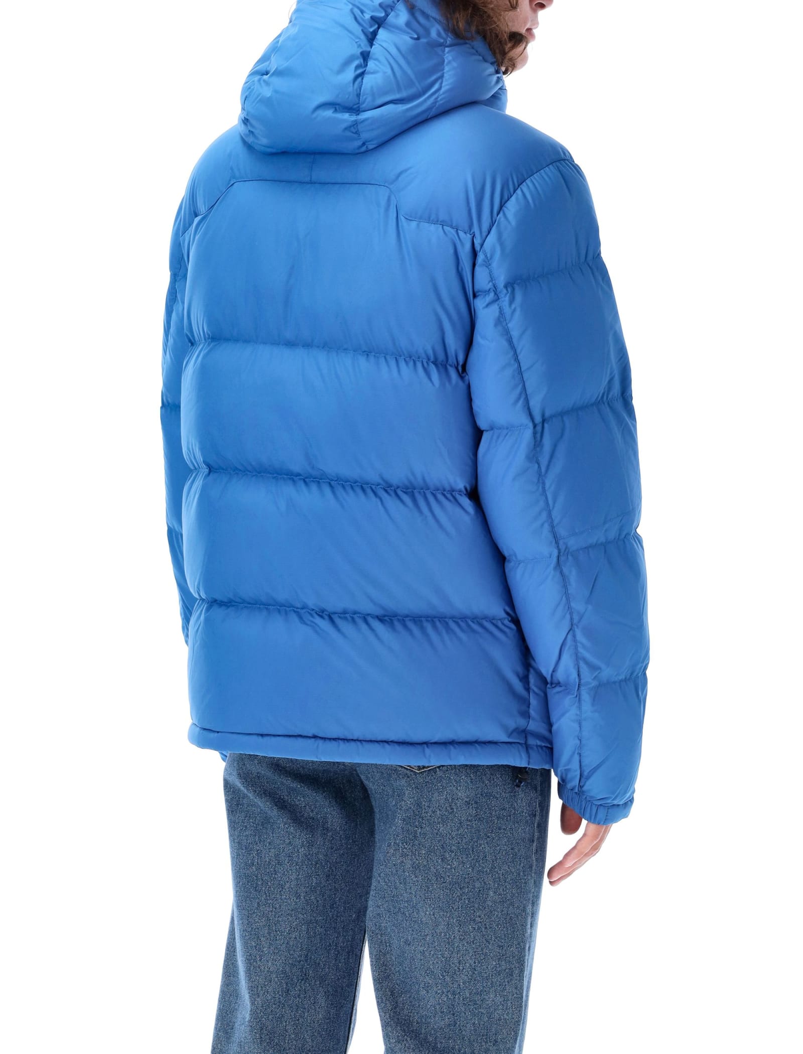 Shop Polo Ralph Lauren Puffer Jacket In Dakota Blue