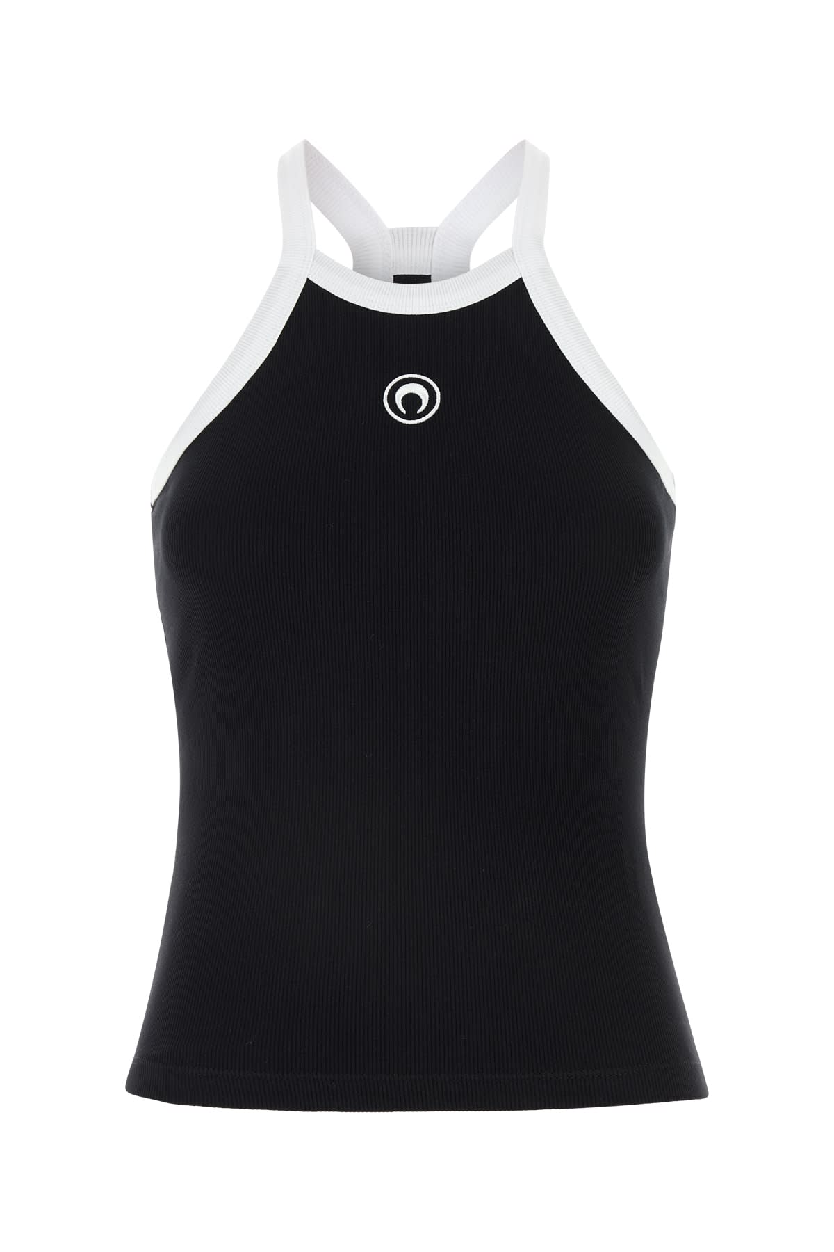 Moon Logo Ribbed Jersey Tank Top