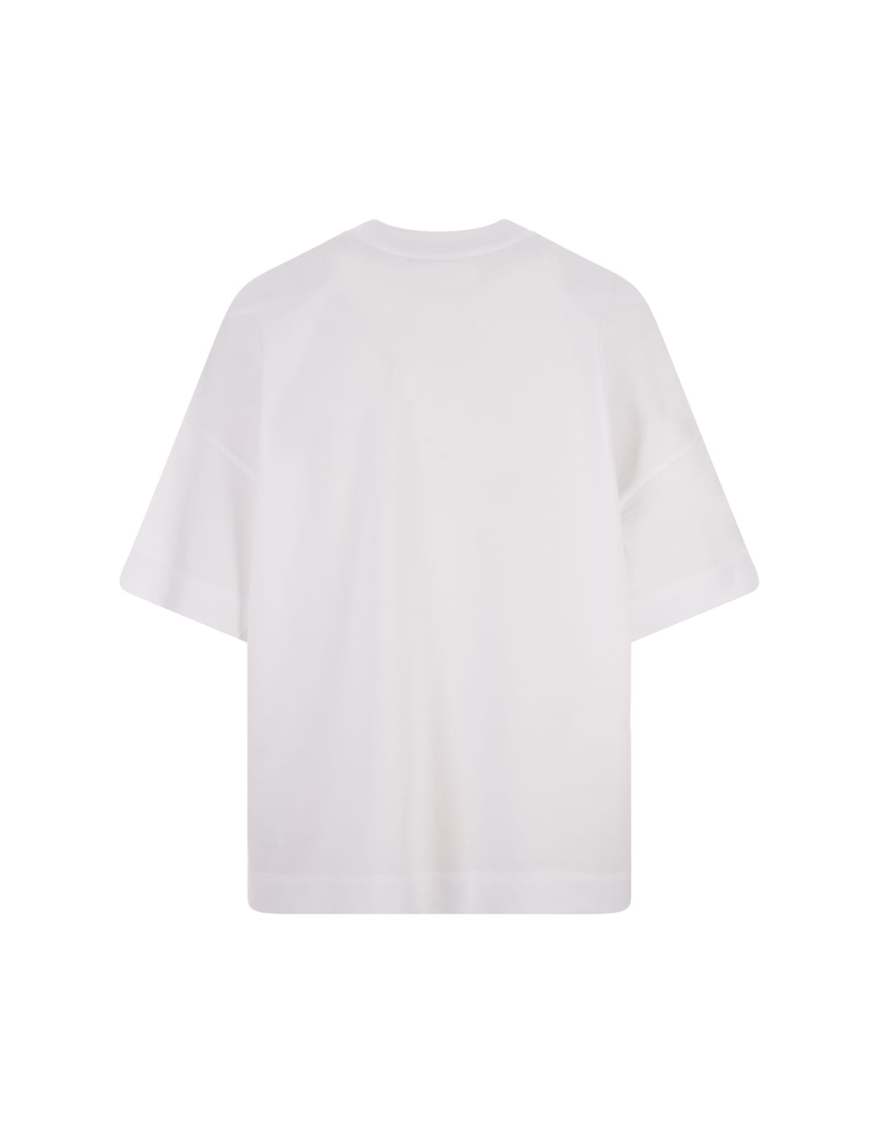 Shop Alexander Mcqueen Half Seal Logo T-shirt In White