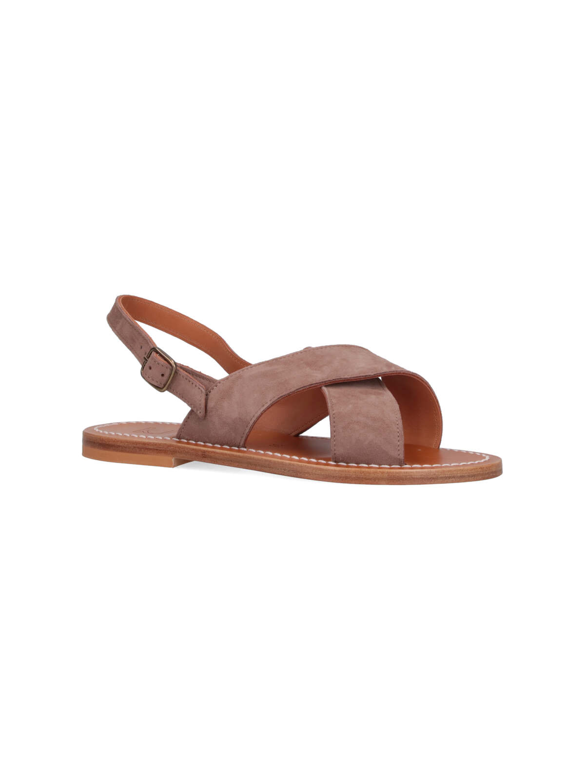 Shop Kjacques Osorno Sandals In Taupe