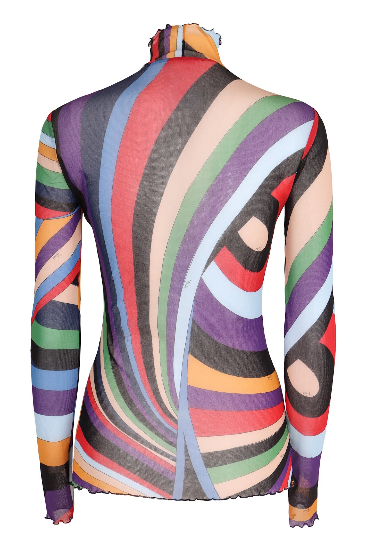 PUCCI PRINTED LONG-SLEEVE TOP 