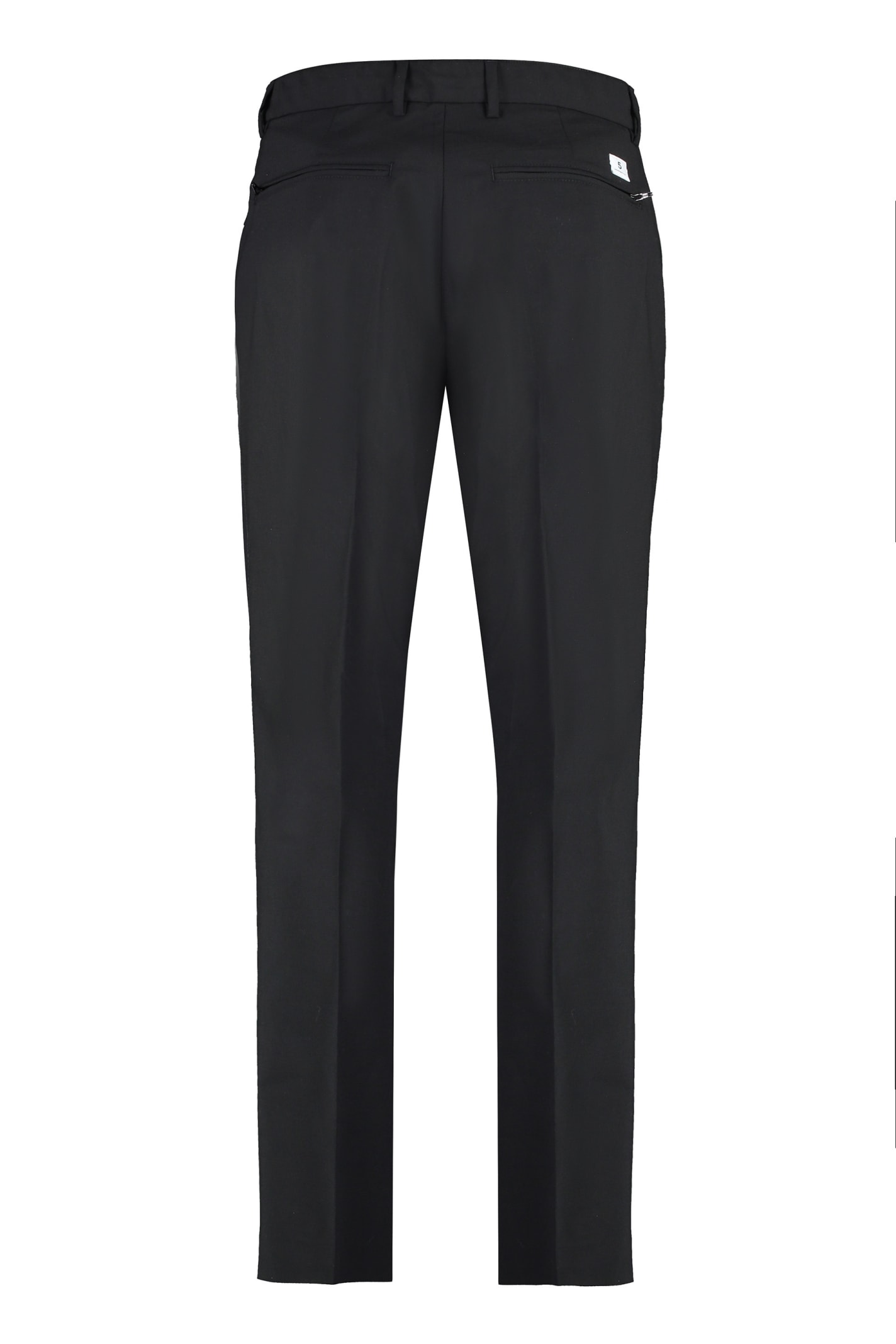 Shop Department Five Wool Blend Trousers In Black