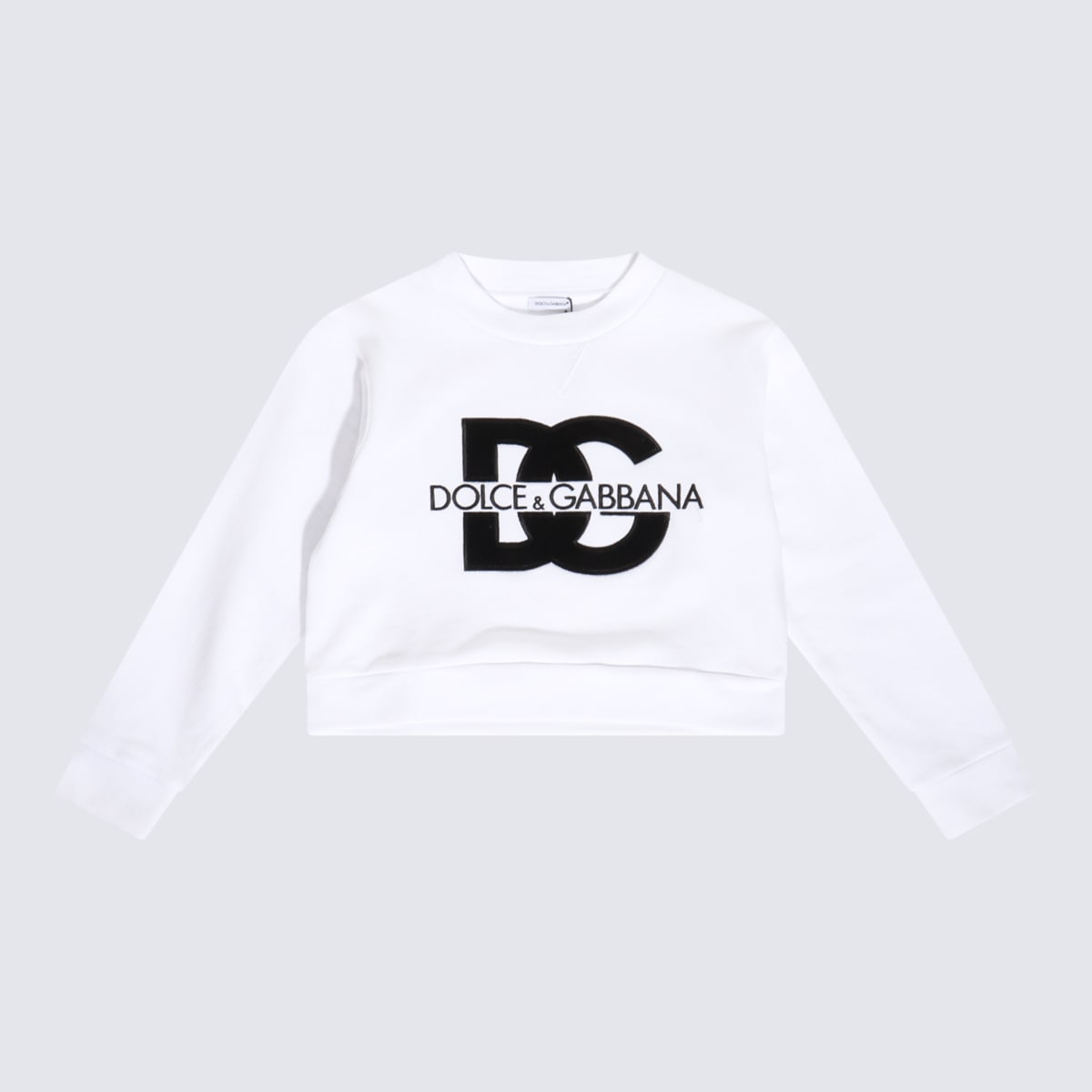Dolce & Gabbana Kids' White Cotton Sweatshirt