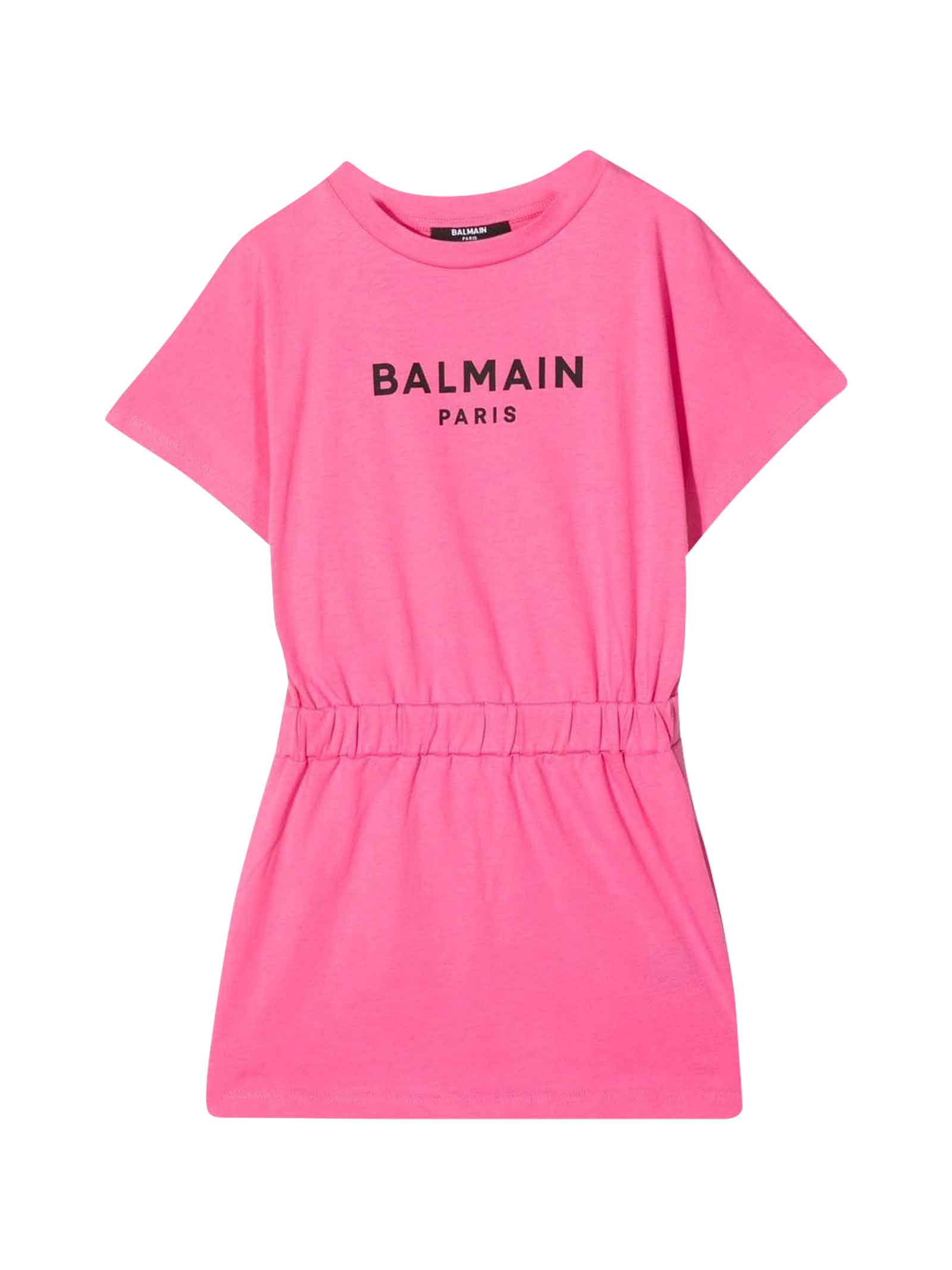 Balmain Fuchsia Dress With Print