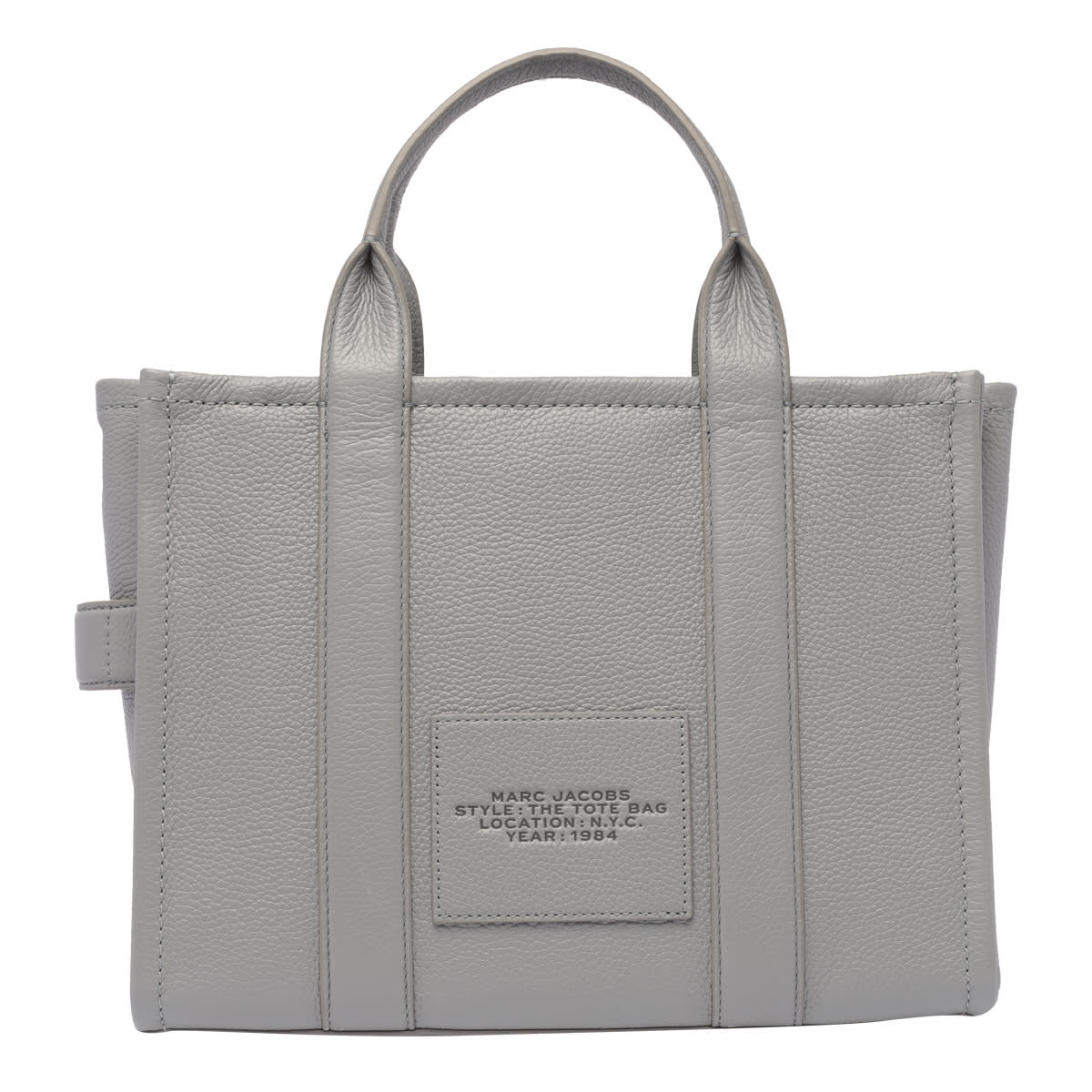 Shop Marc Jacobs The Medium Tote Bag In Wolf Grey