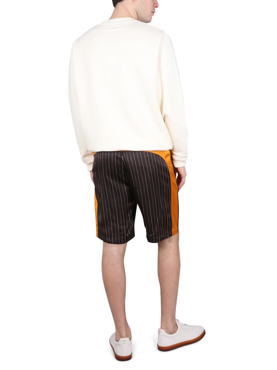 Dries Van Noten Men Bermuda Parcher In Brown