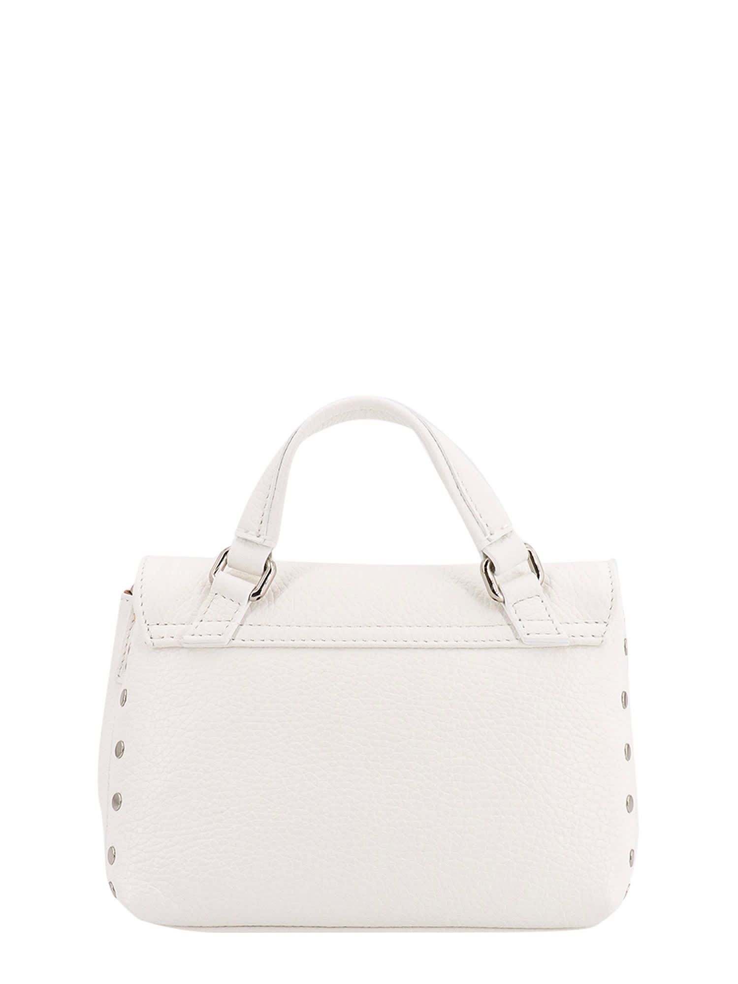 Zanellato Postina Daily Baby Leather Handbag In White