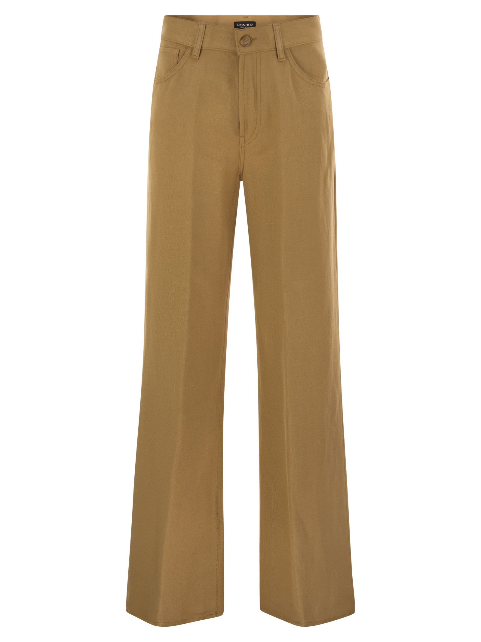 Amber - Five-pocket Wide-leg Trousers