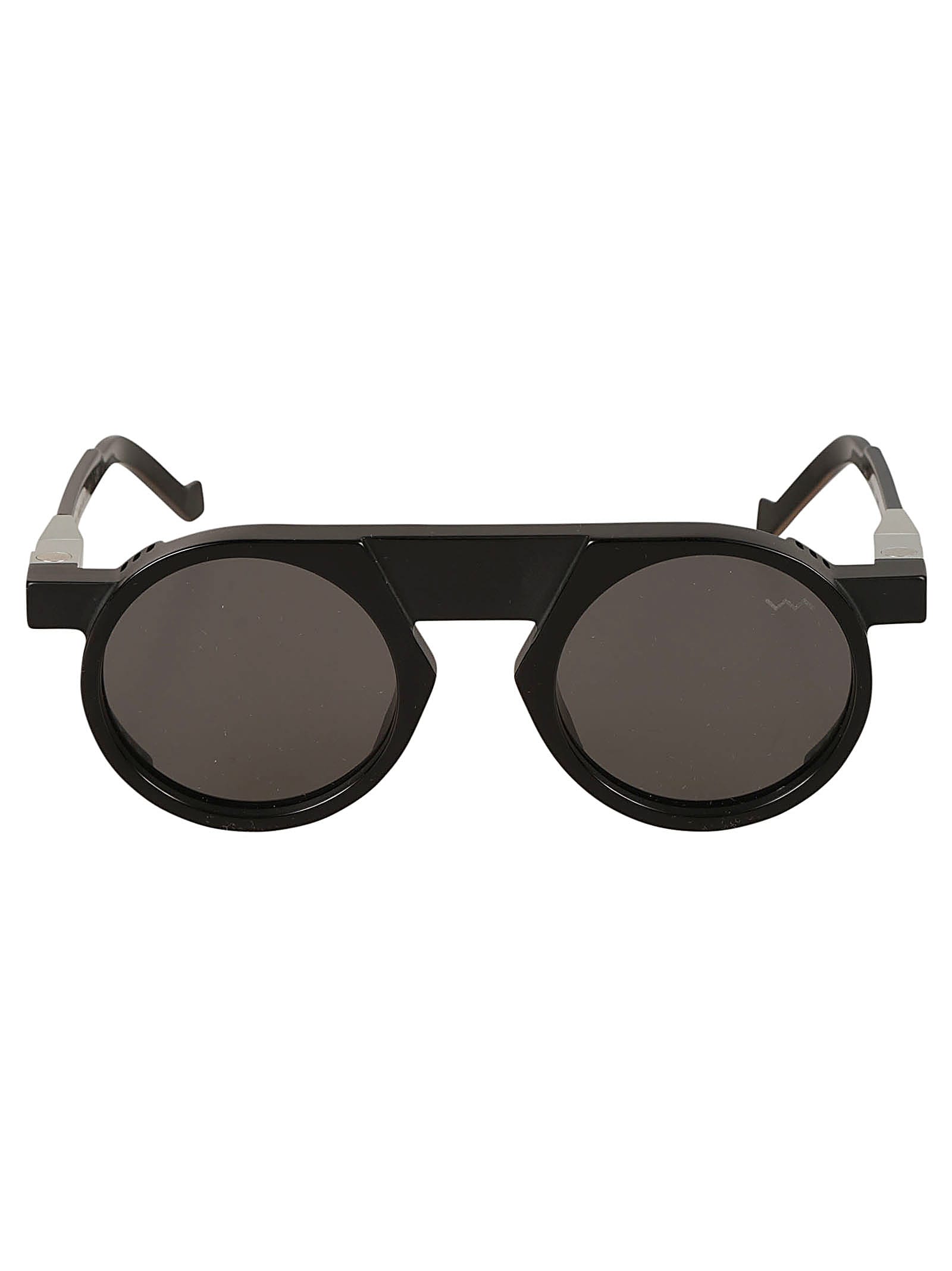 Vava Round Frame Sunglasses Sunglasses In Black
