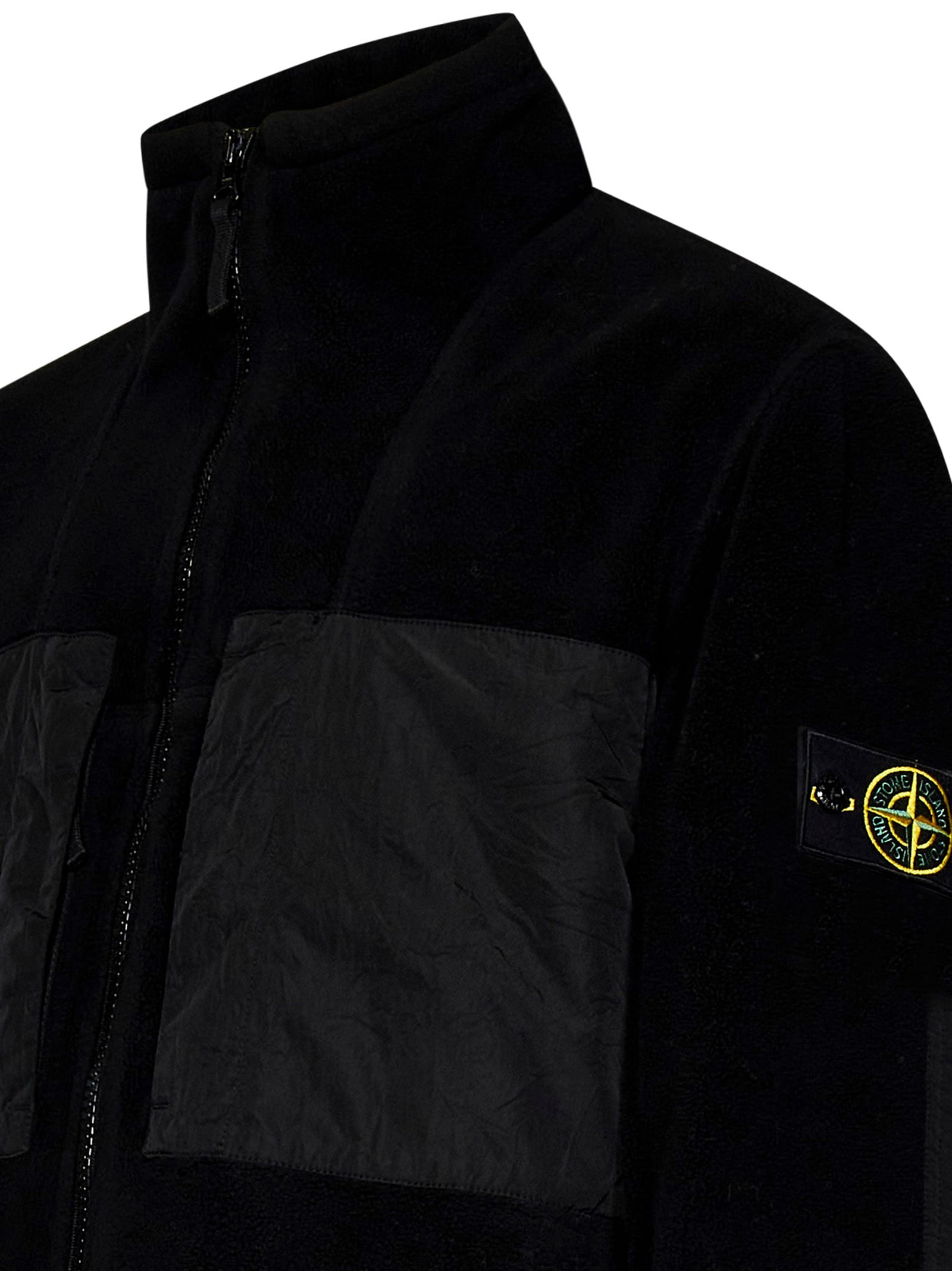 Shop Stone Island Jacket In Black