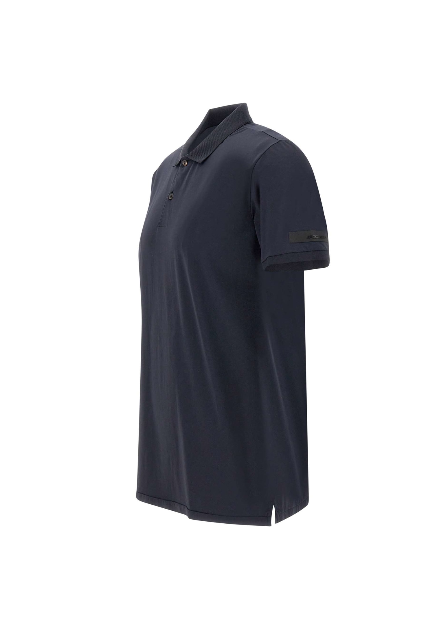 Shop Rrd - Roberto Ricci Design Gdy Cotton Oxford Polo Shirt In Blue