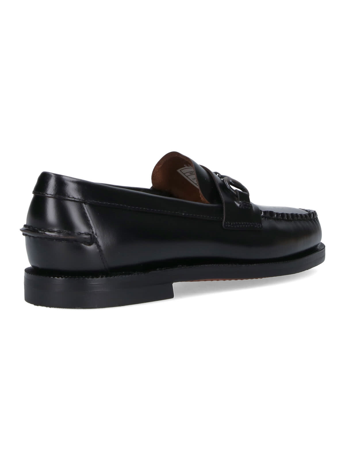 Sebago Horsebit-detail Leather Loafers In Black