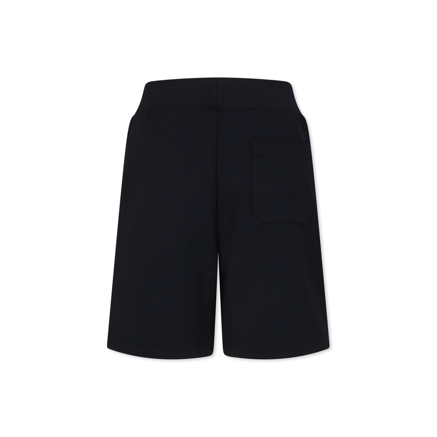 Shop Balmain Black Shorts For Boy With Logo