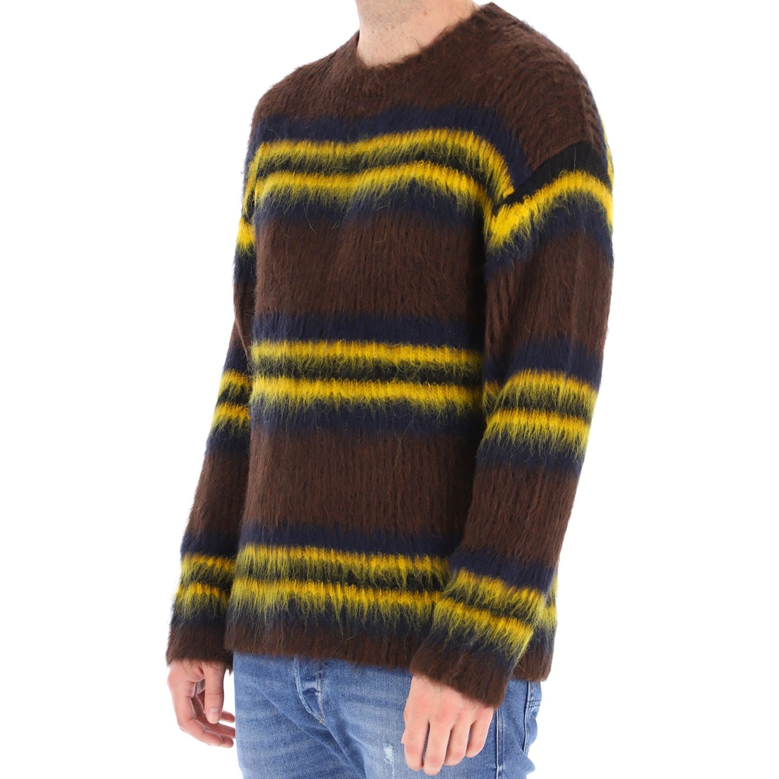 Shop Kenzo Wool Sweater In Brown