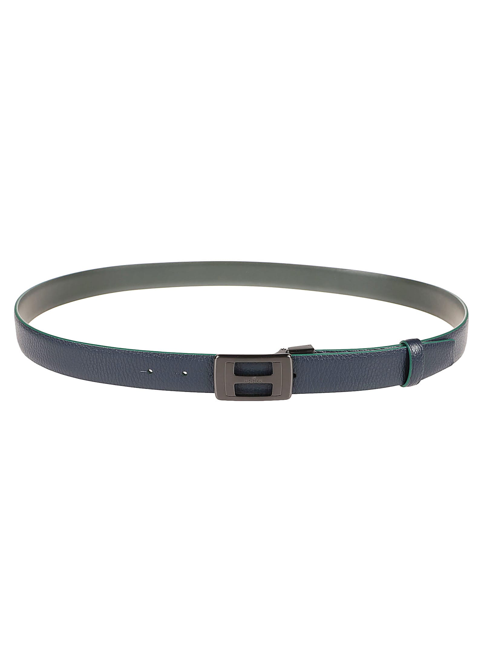 Shop Hogan Belt In Blu/bottiglia Scuro