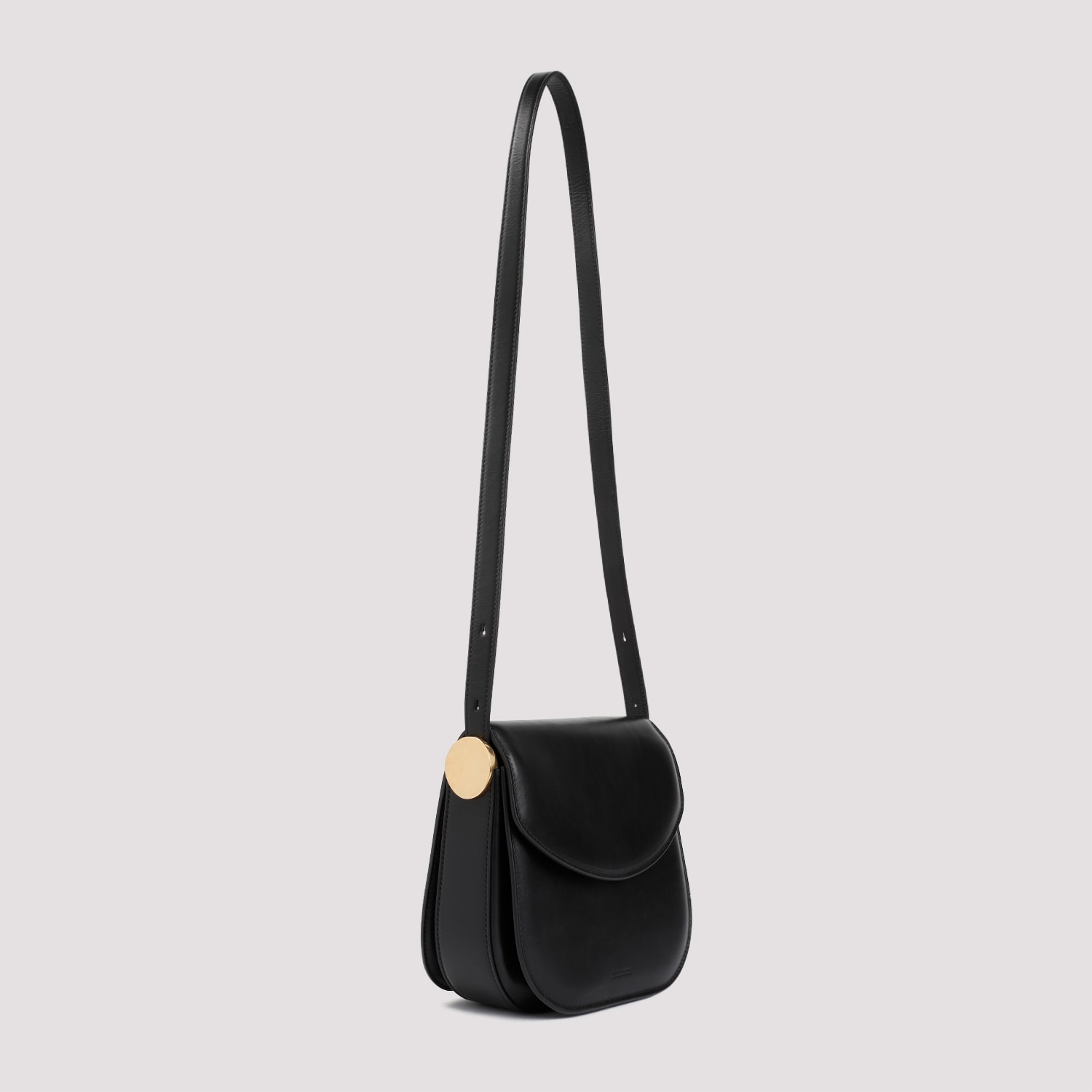 Shop Jil Sander Coin Crossbody In Black