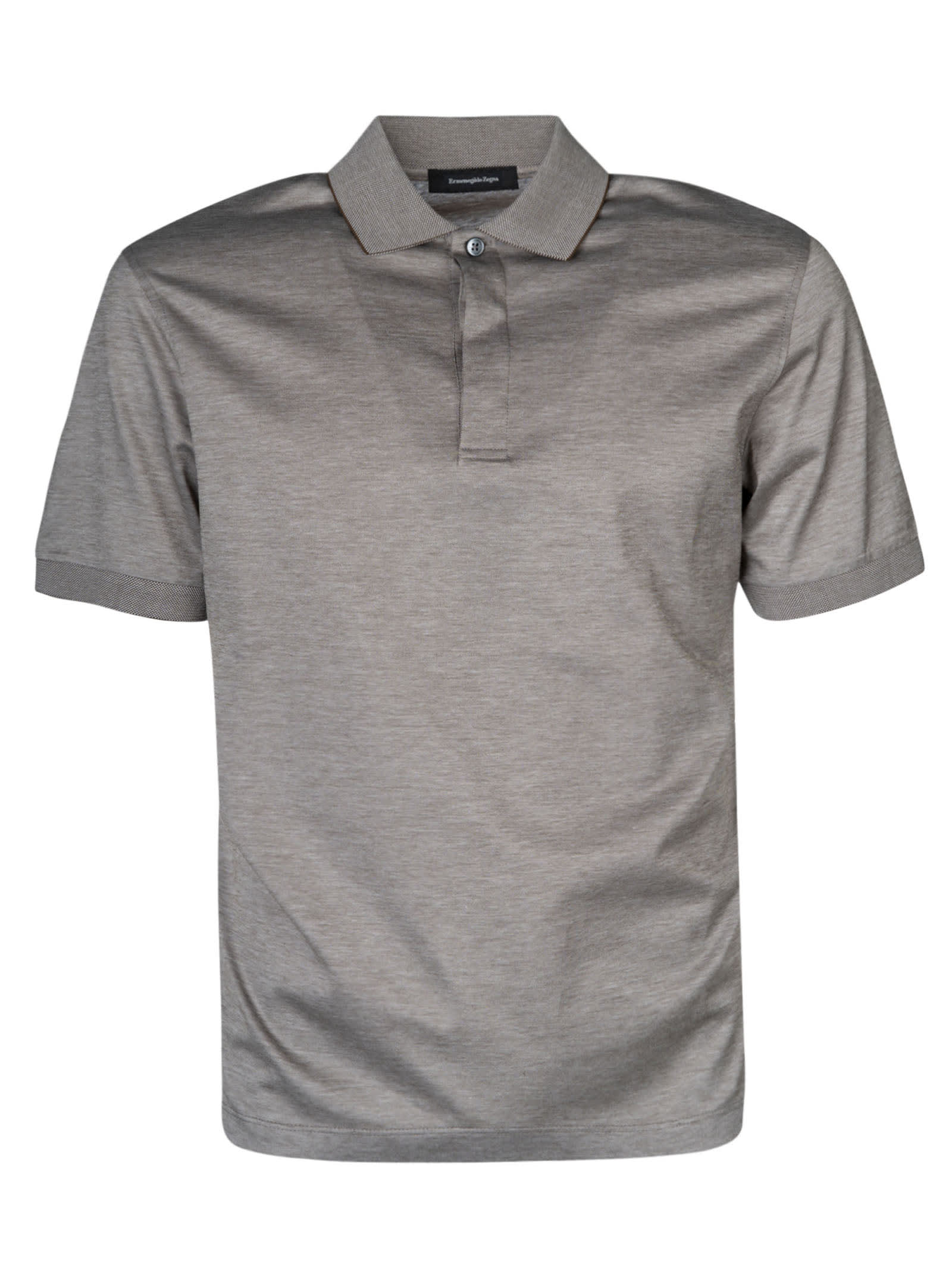 Ermenegildo Zegna Pure Cotton Short-sleeve Polo Shirt