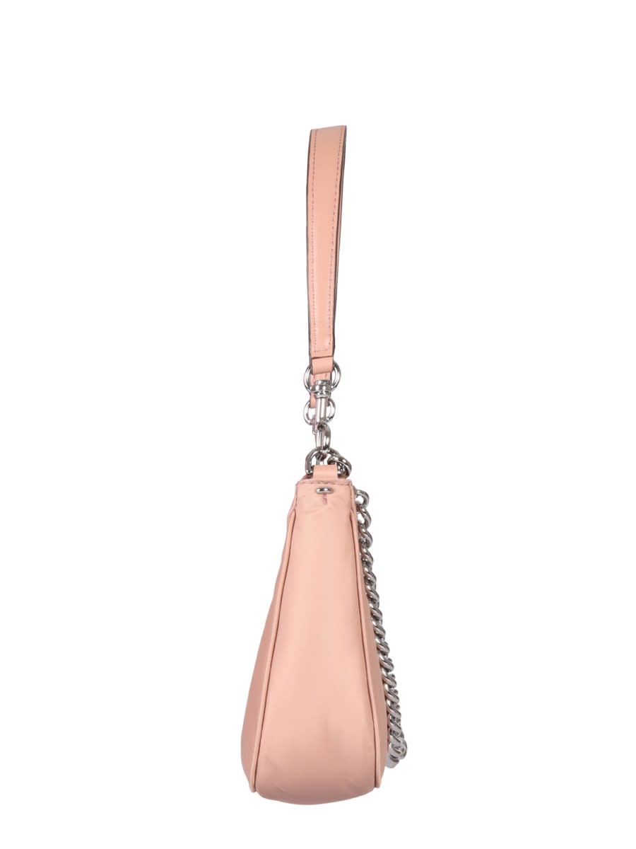 Shop Tory Burch Crescent 151 Mercer Small Bag In Pink