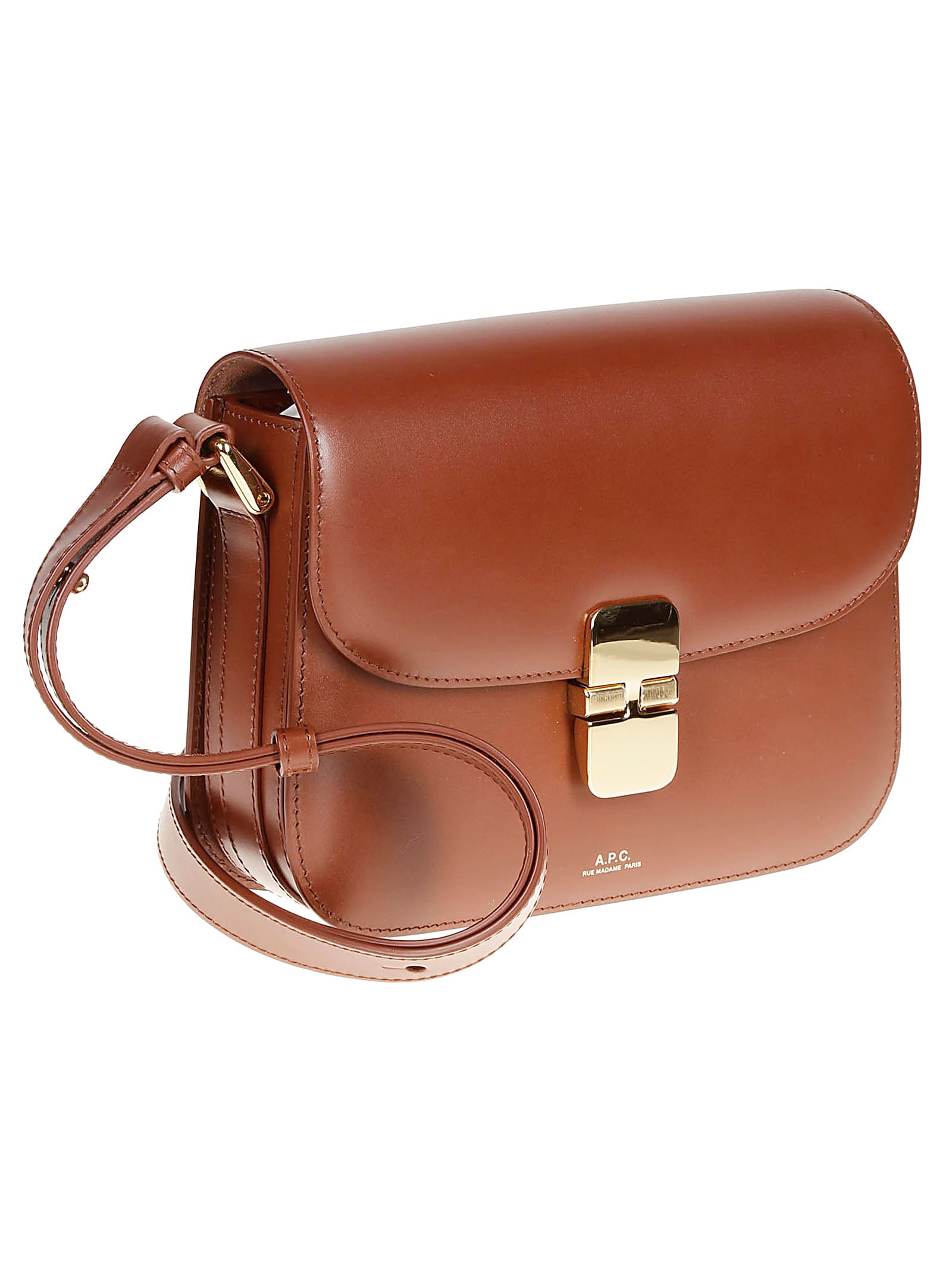 Shop Apc Sac Grace Small In Cad Noisette