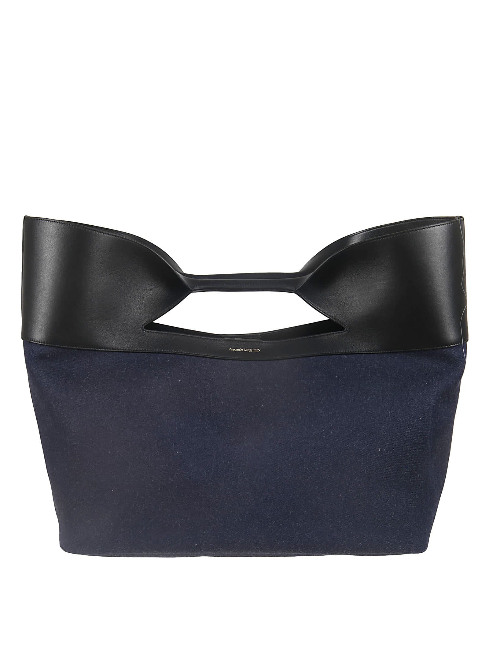 ALEXANDER MCQUEEN THE BOW LARGE HAND BAG
