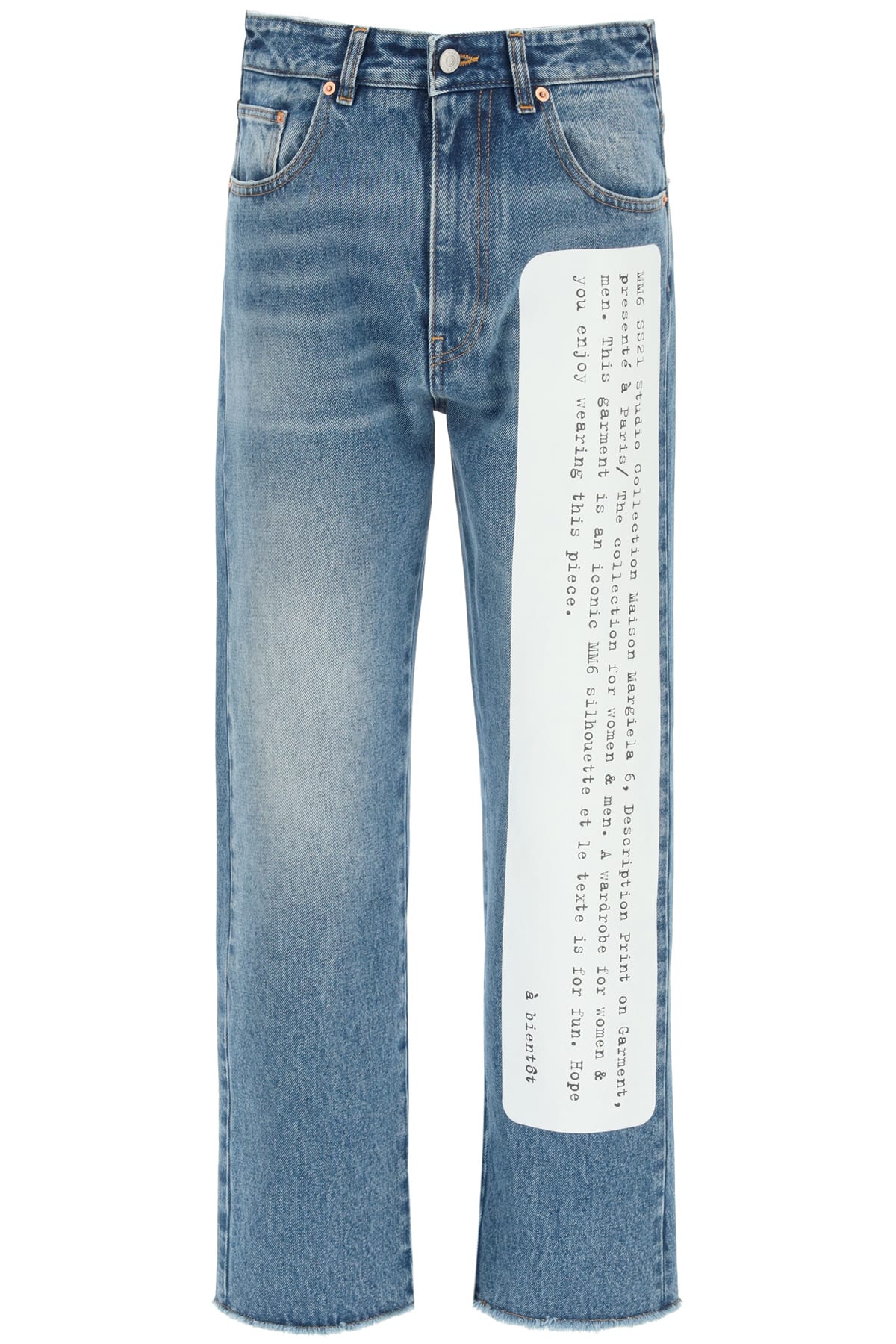 MM6 Maison Margiela Archive Print Denim Jeans