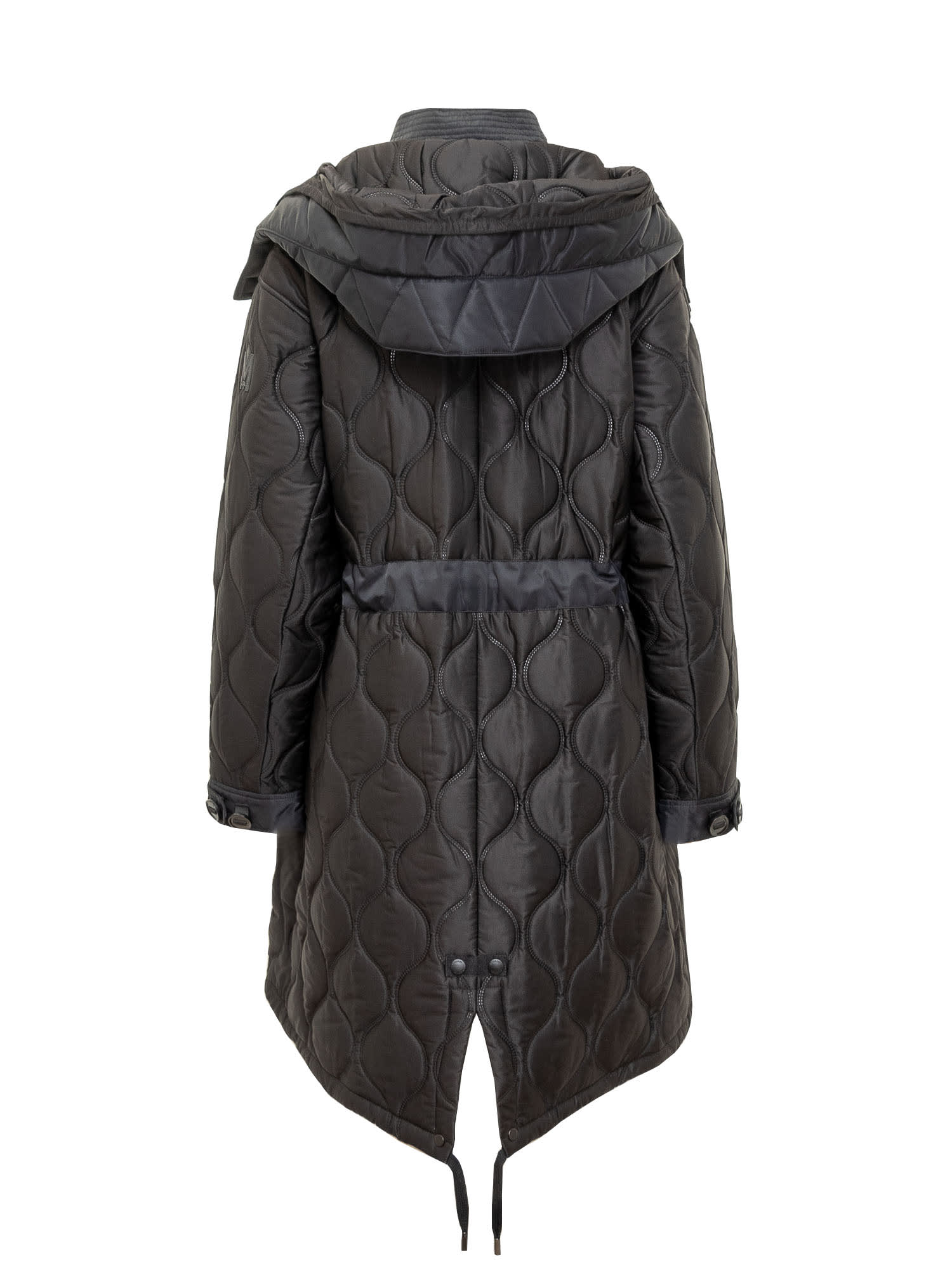 Shop Mackage Quilted Jacket With Logo In Black