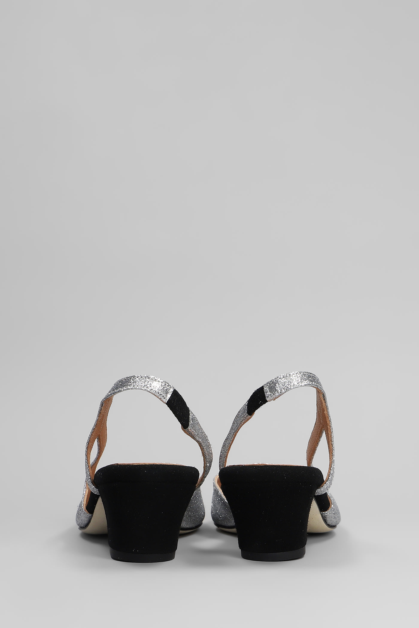 Anniel Pumps In Silver Glitter In Silver