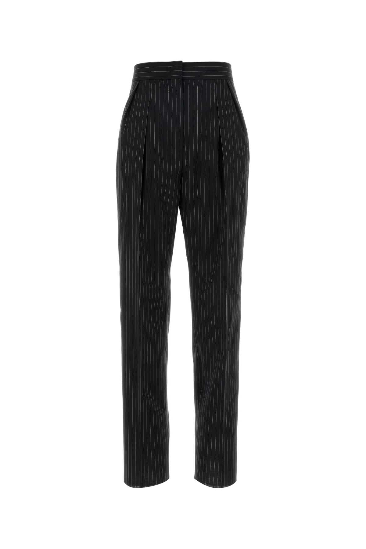 Embroidered Wool Sesamo Pant