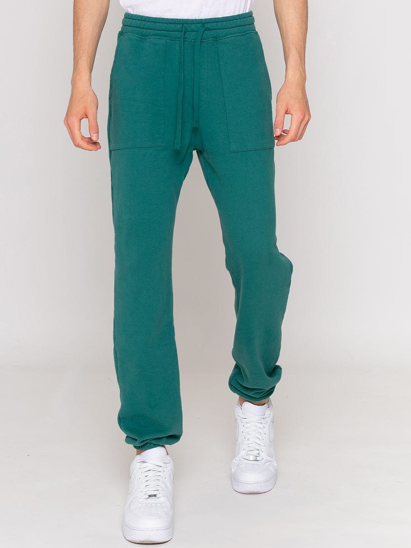 Shop Mc2 Saint Barth Green Track Pants Pantone Special Edition